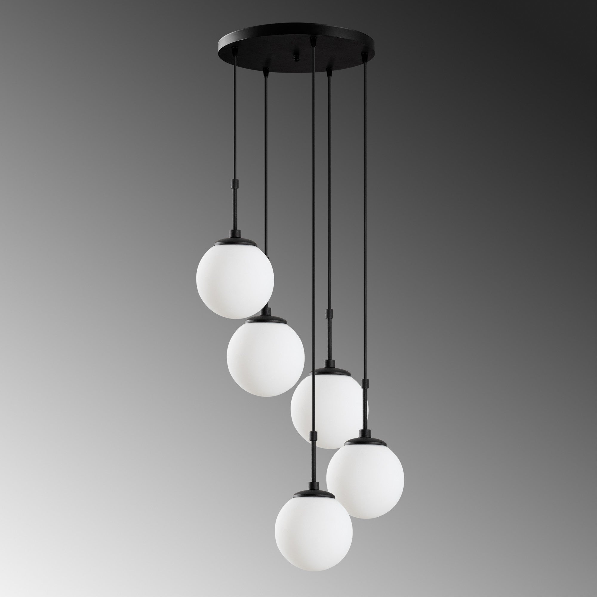 Candeeiro de Teto  - Orbıtal - Preto