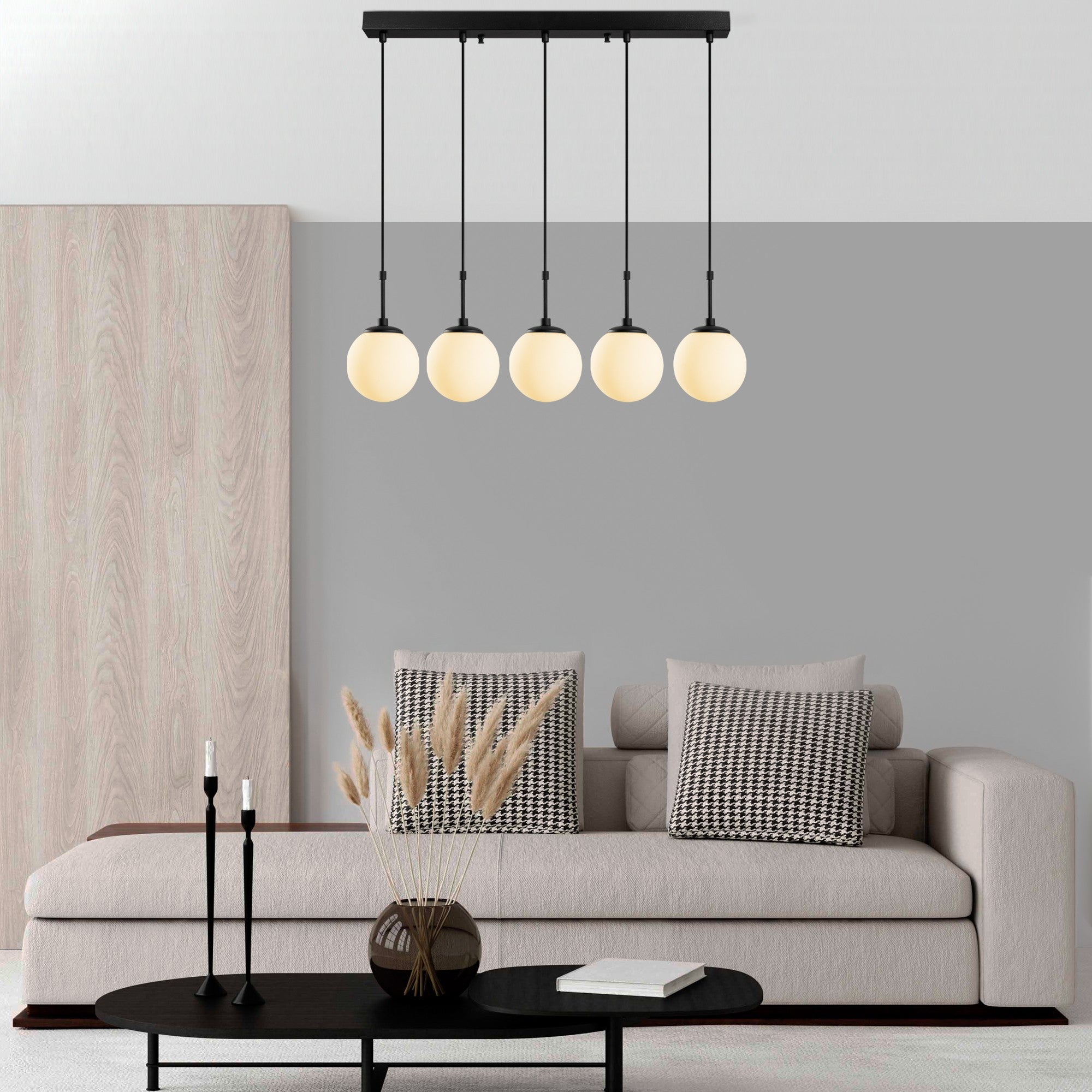 Candeeiro de Teto  - Orbıtal - Preto