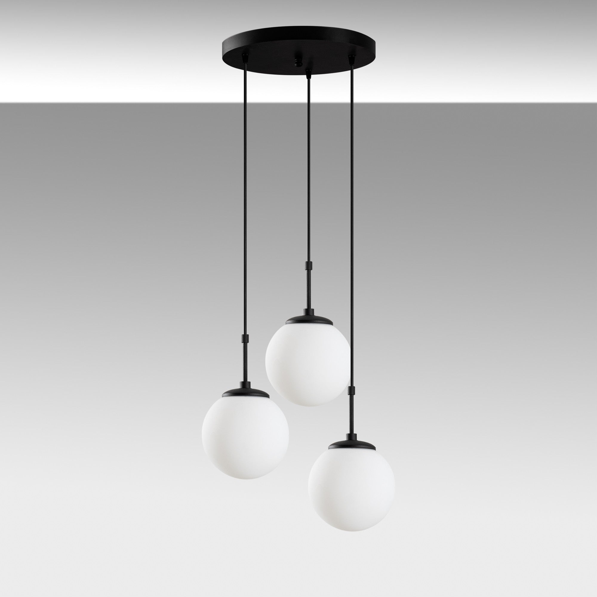 Candeeiro de Teto  - Orbıtal - Preto