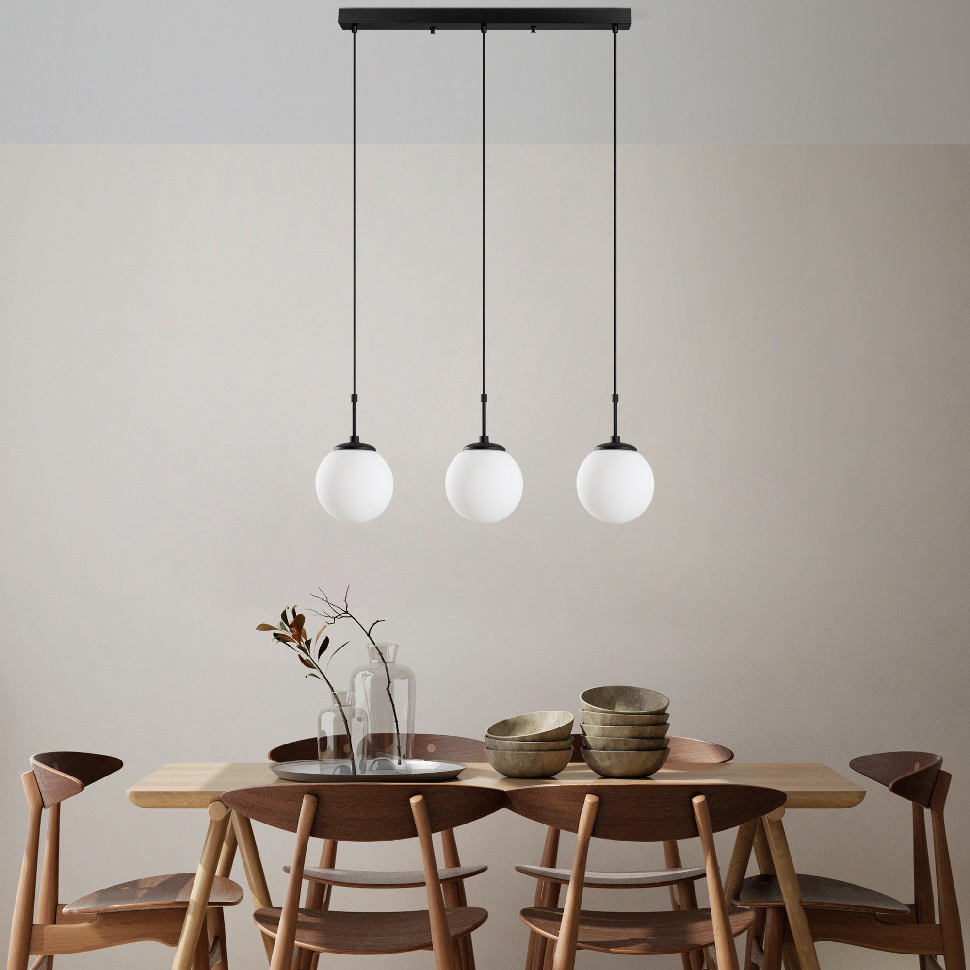 Candeeiro de Teto  - Orbıtal - Preto