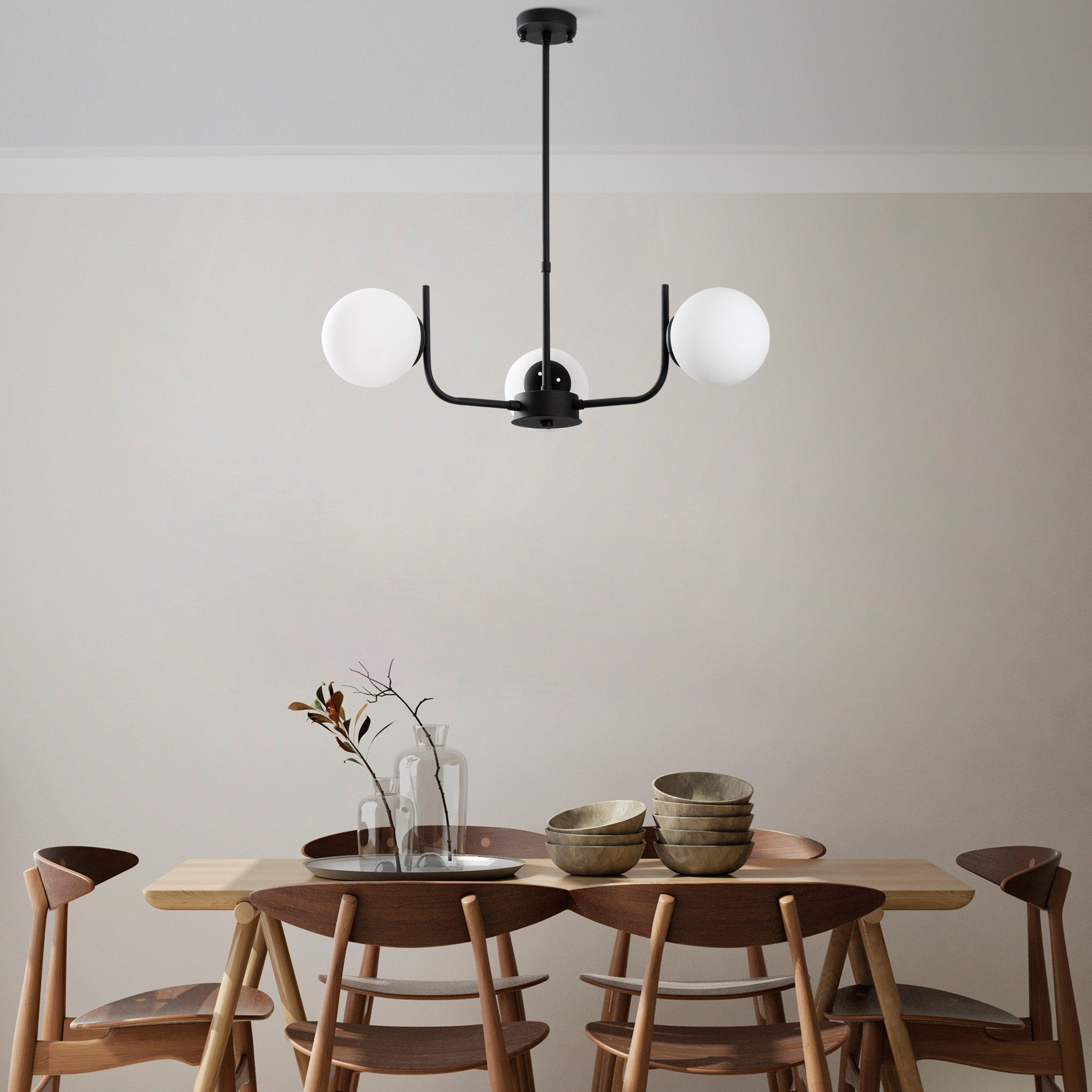 Candeeiro de Teto -Antler-Preto