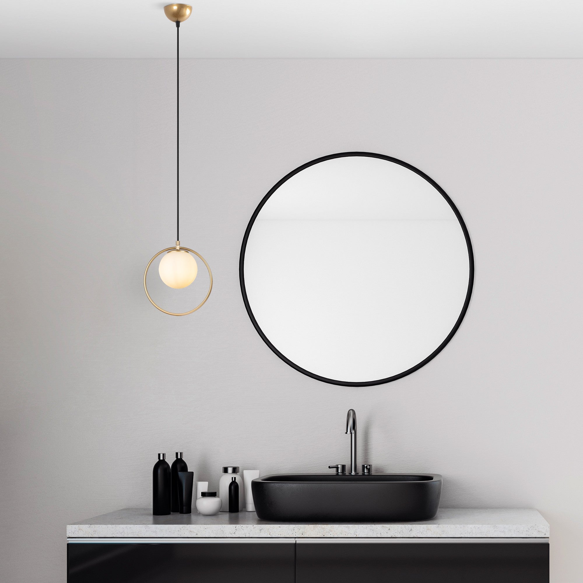 Candeeiro de Teto  - Dolunay - Ouro