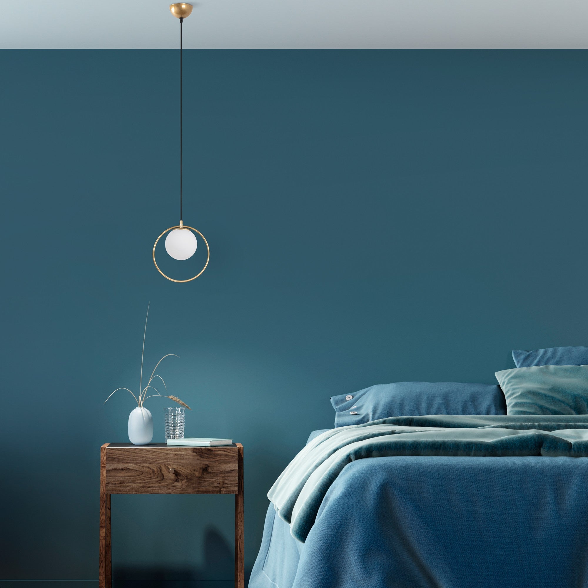 Candeeiro de Teto  - Dolunay - Ouro