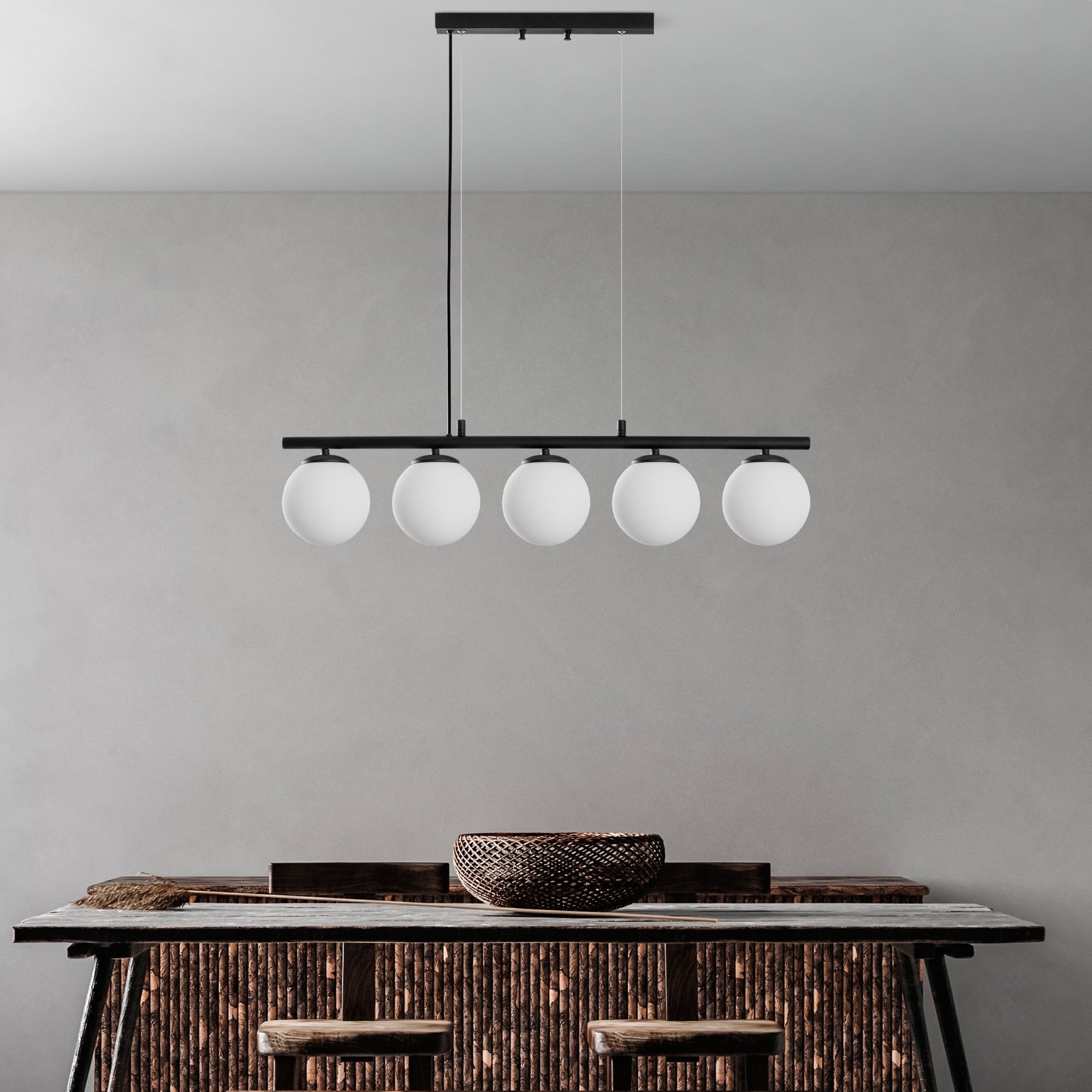 Candeeiro de Teto  - Dual - Preto