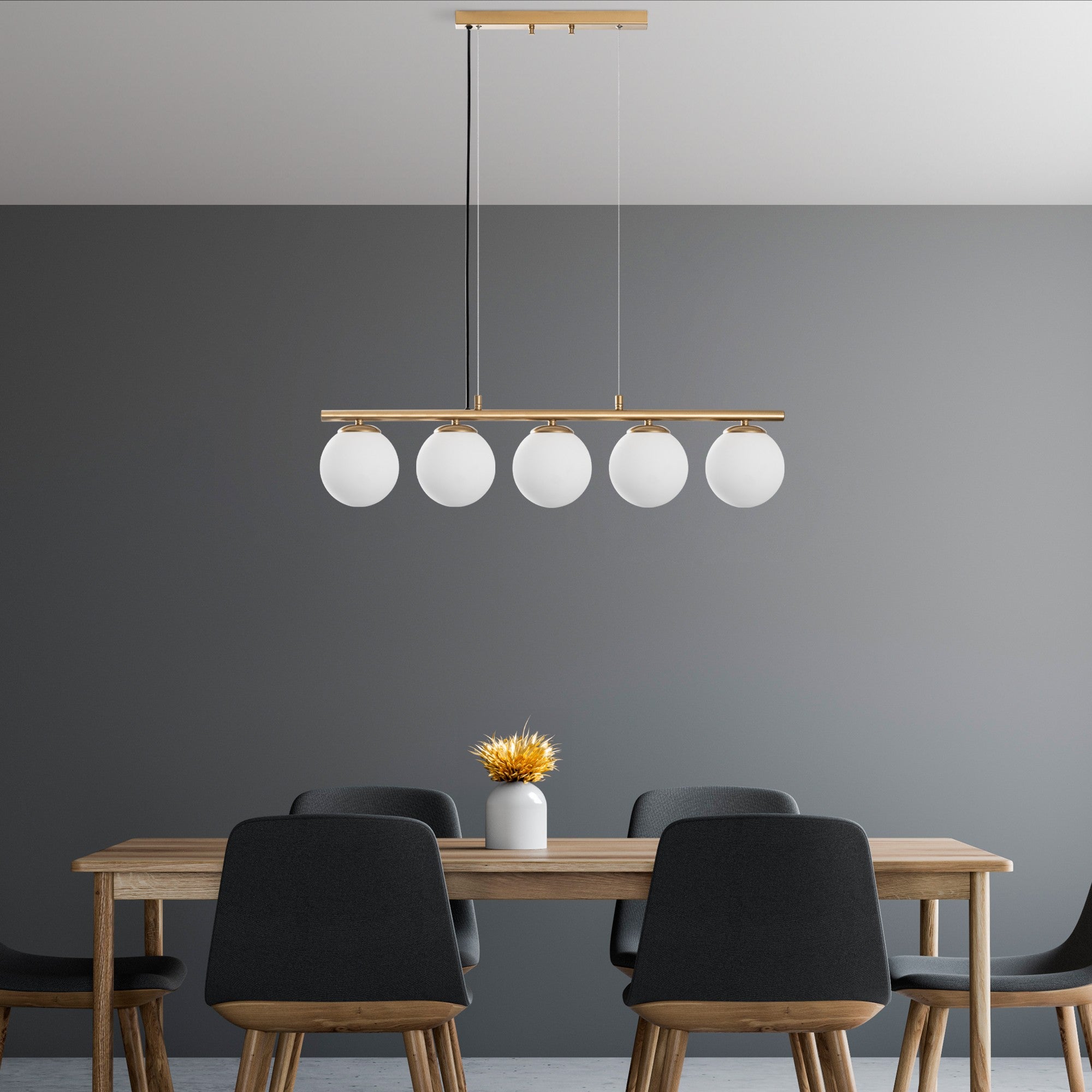 Candeeiro de Teto  - Dual - Ouro