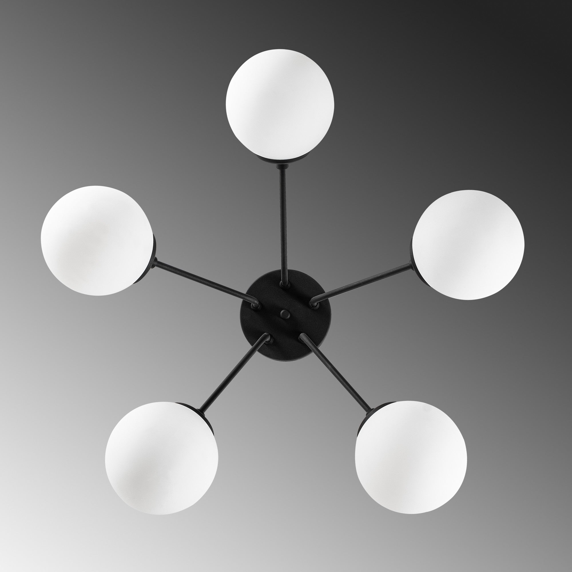 Candeeiro de Teto  - Orıon - Preto