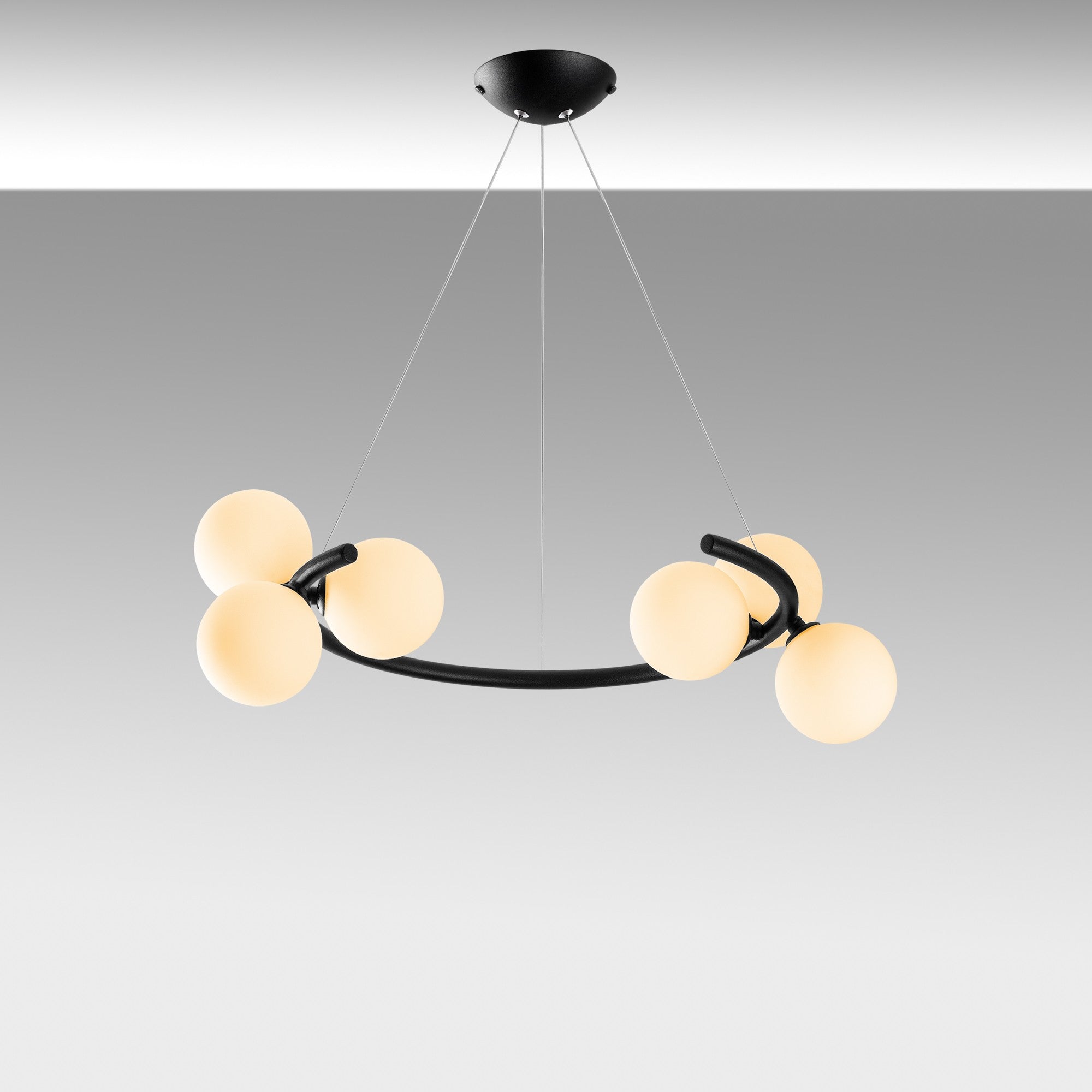 Candeeiro de Teto  - Luminar - Preto