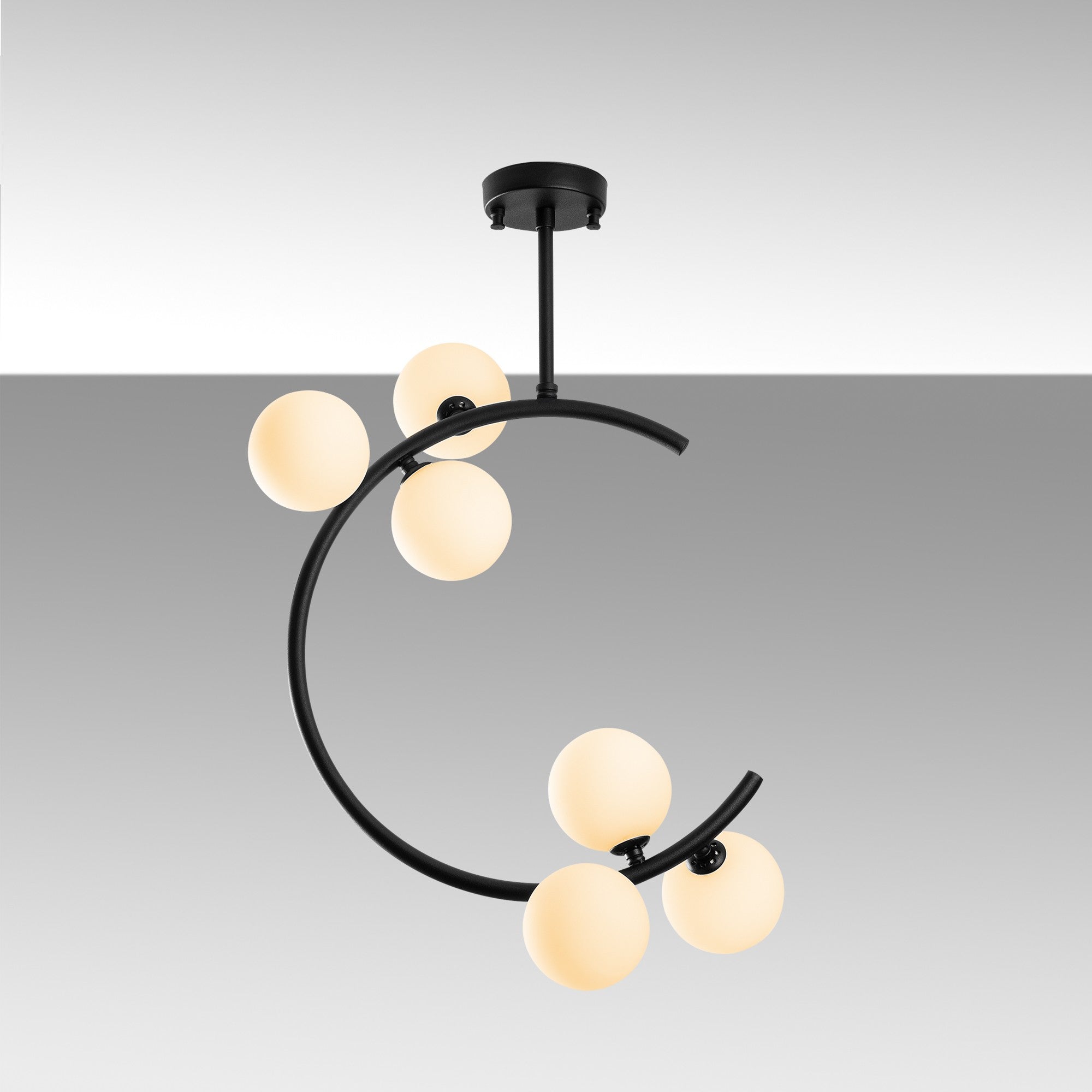 Candeeiro de Teto  - Luminar - Preto