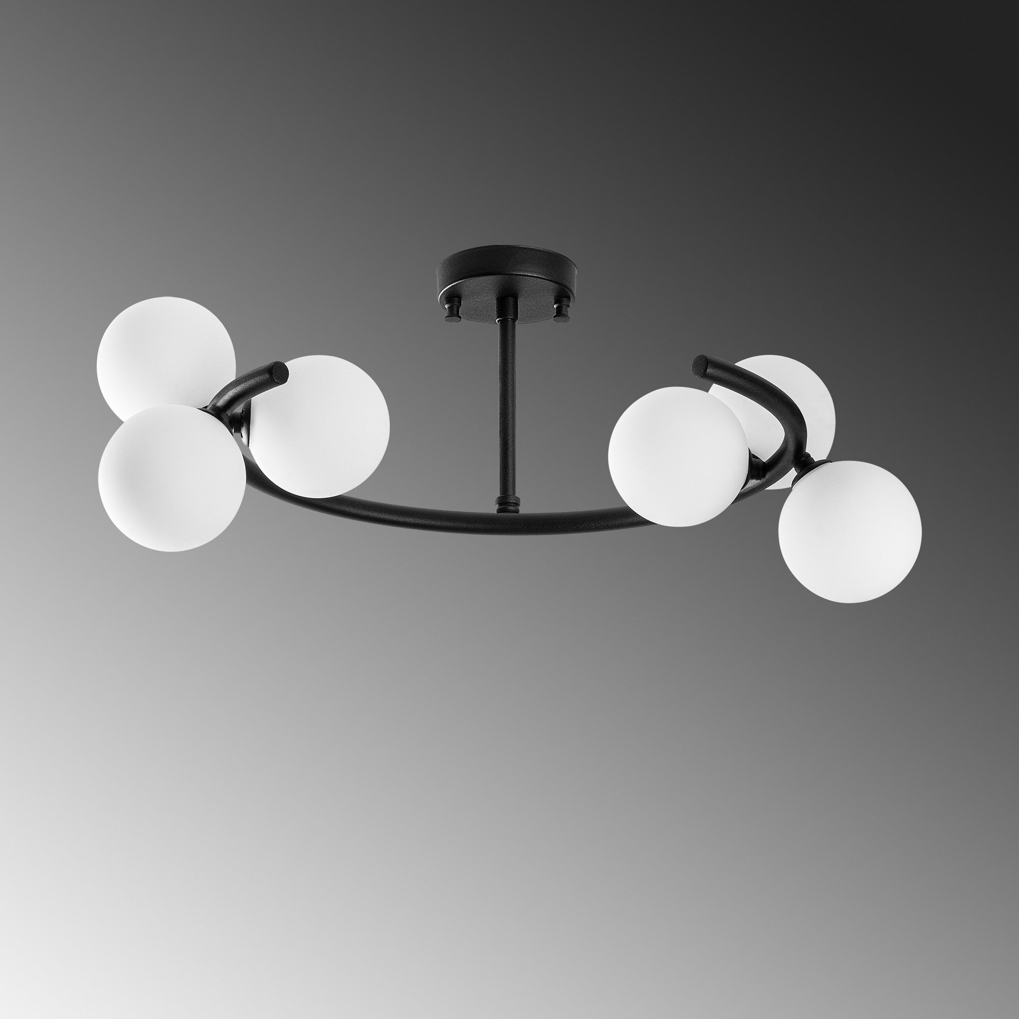 Candeeiro de Teto  - Luminar - Preto