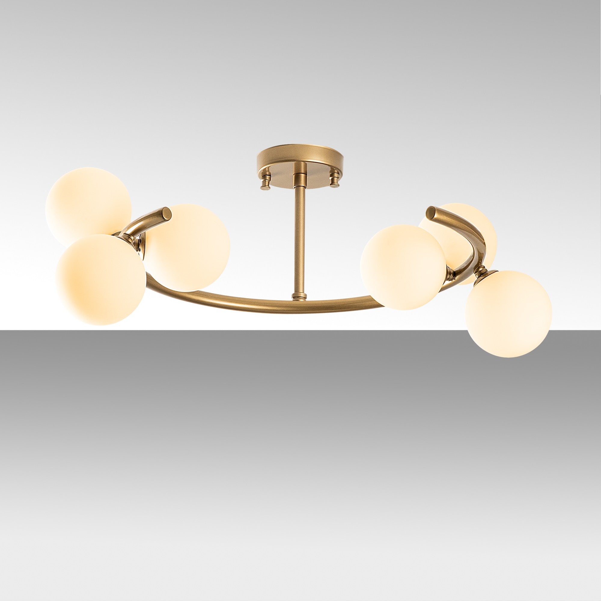 Candeeiro de Teto  - Luminar - Ouro