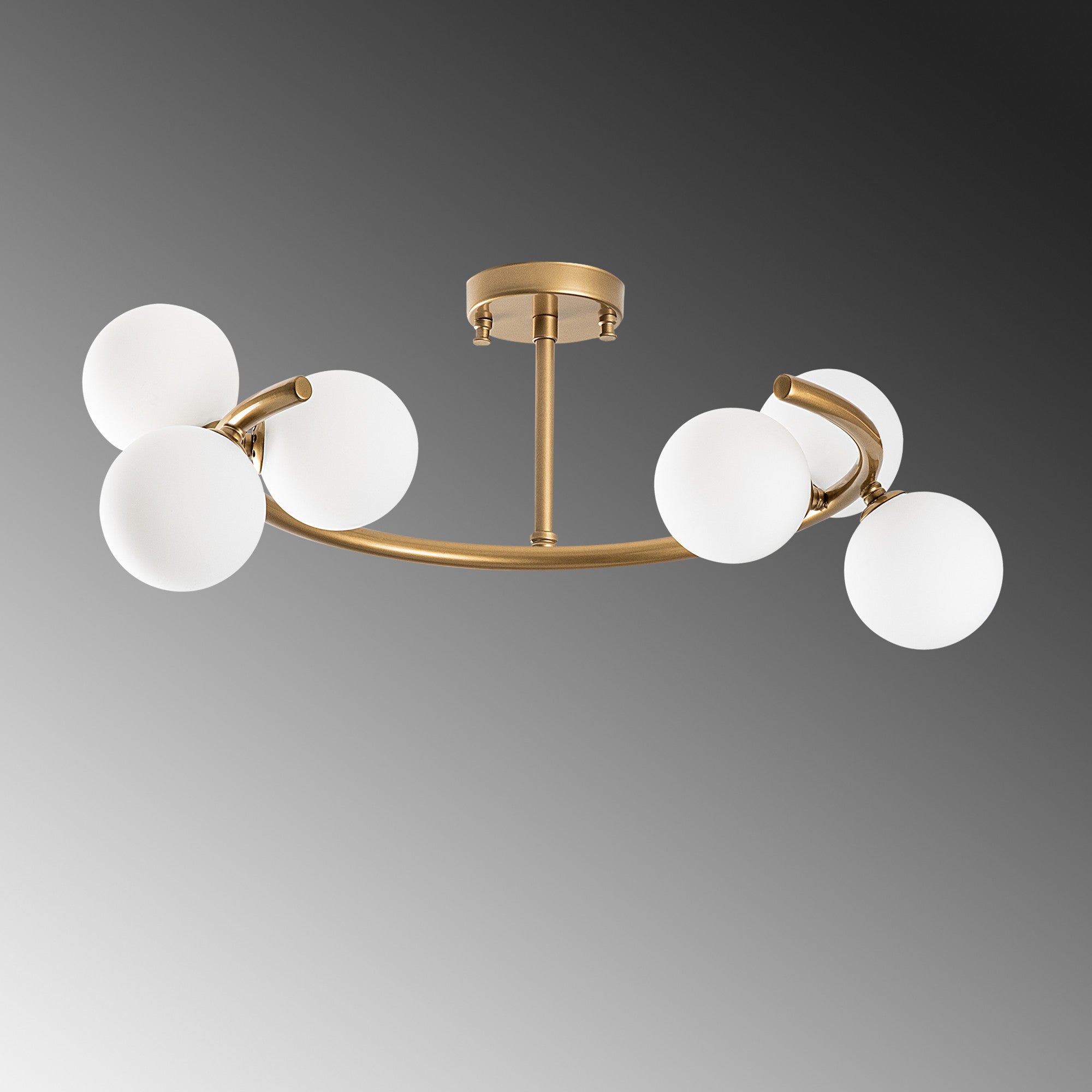 Candeeiro de Teto  - Luminar - Ouro