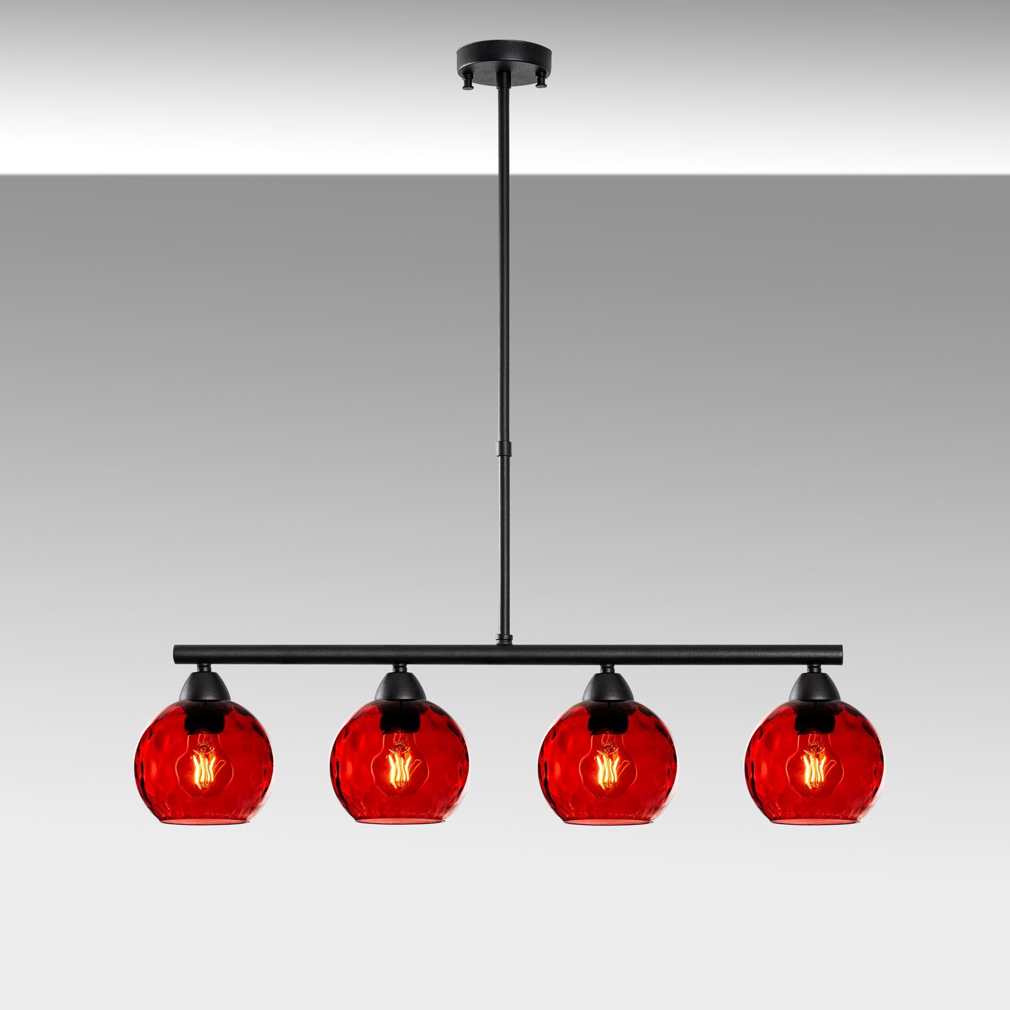 Candeeiro de Teto  - Benek - Vermelho
Preto