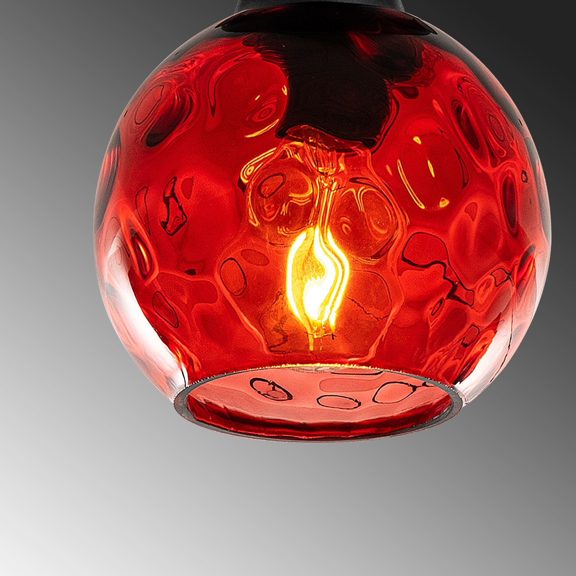 Candeeiro de Teto  - Benek - Vermelho
Preto