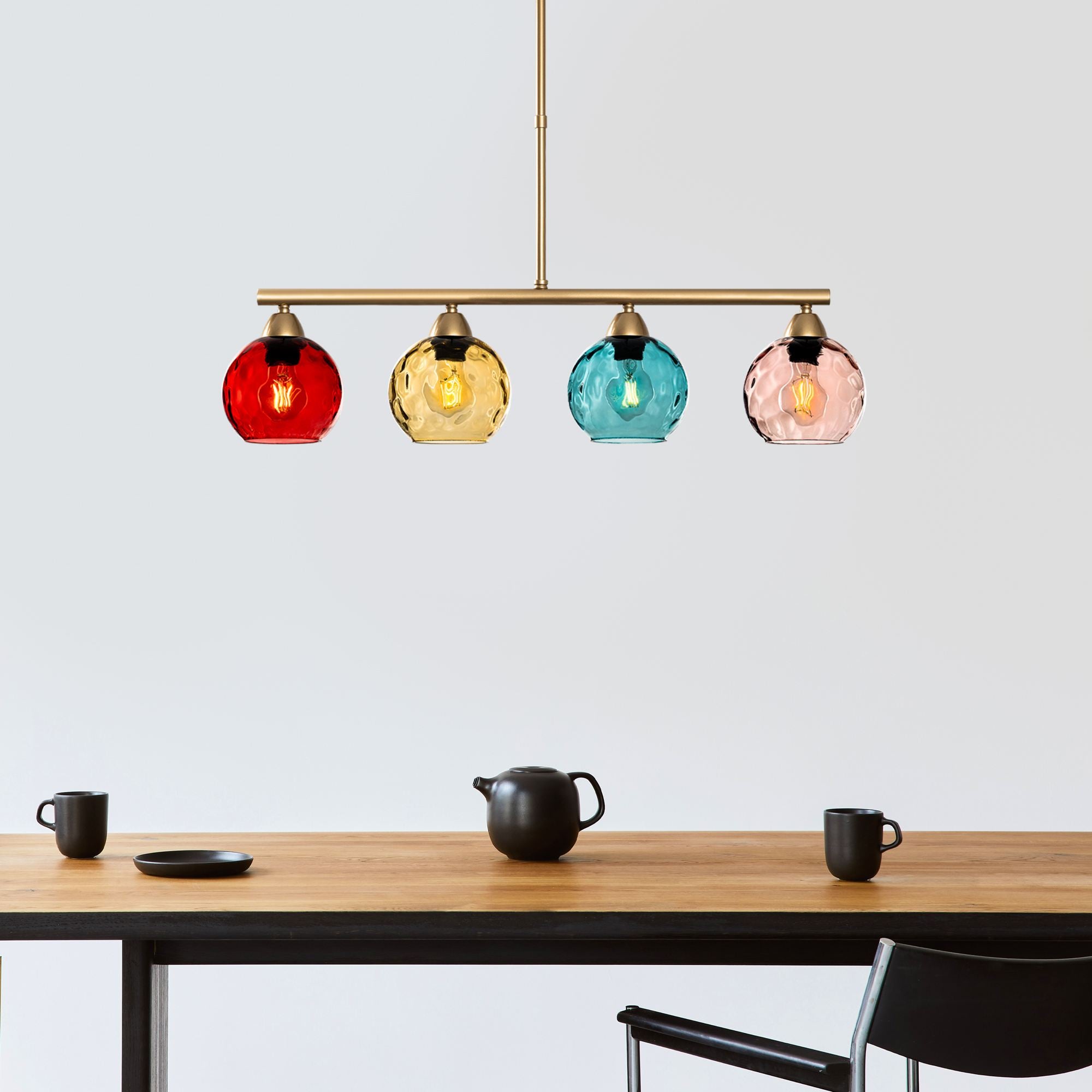 Candeeiro de Teto  - Benek - Multicolorido
Dourado