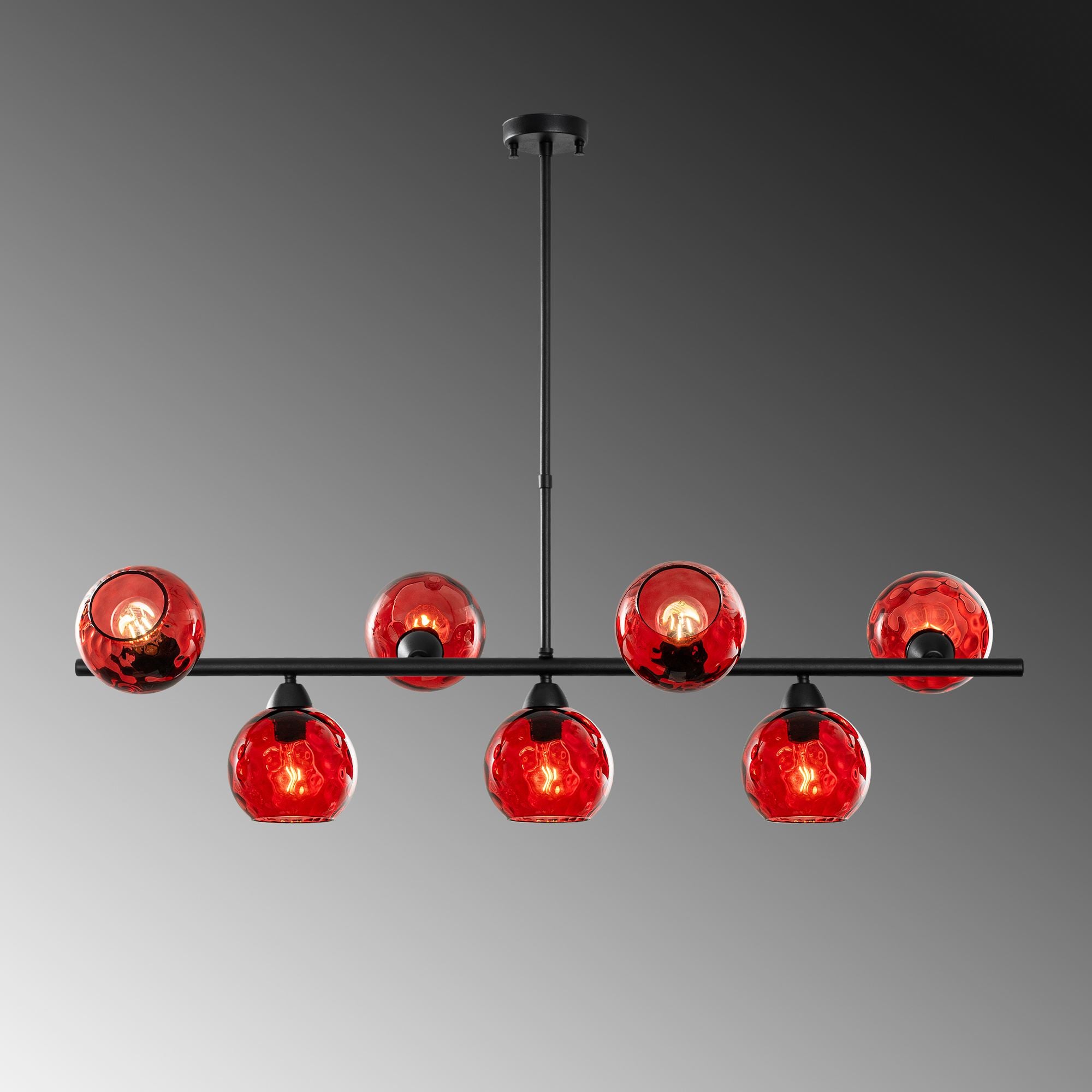 Candeeiro de Teto  - Benek - Vermelho
Preto