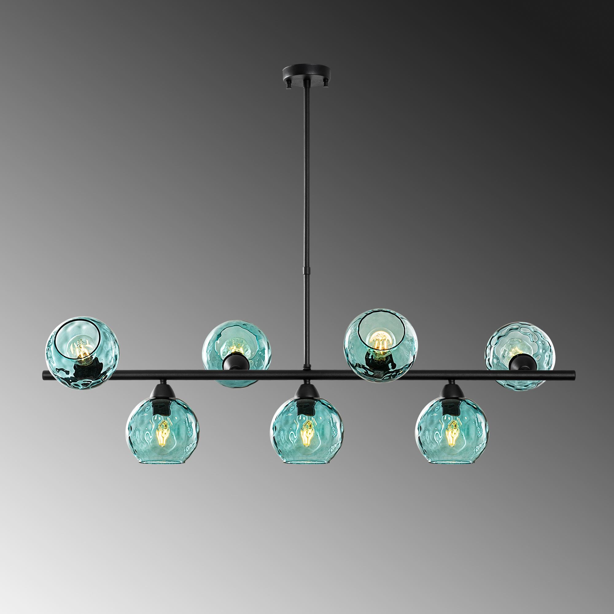 Candeeiro de Teto  - Benek - Azul
Preto