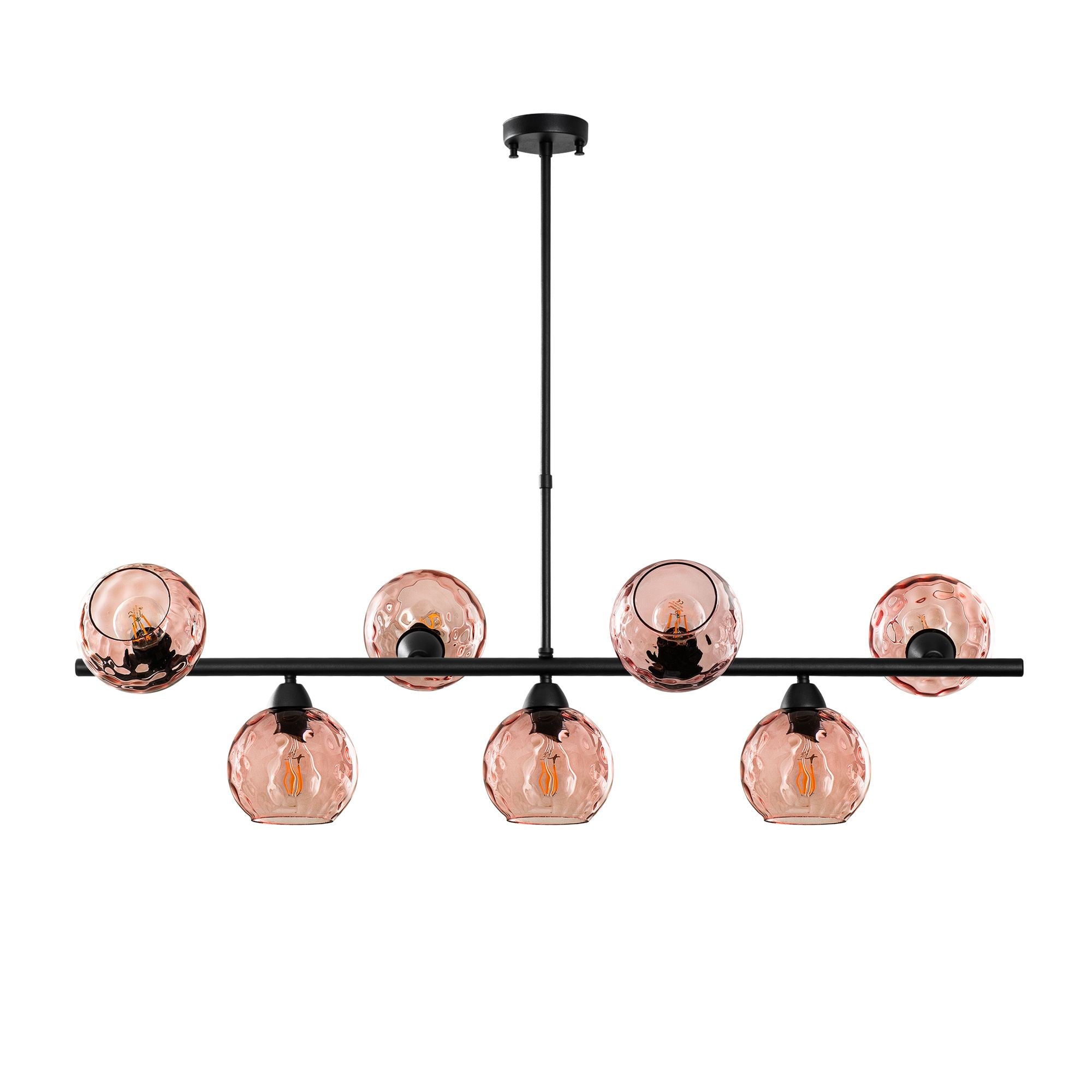 Candeeiro de Teto  - Benek - Rosa
Preto