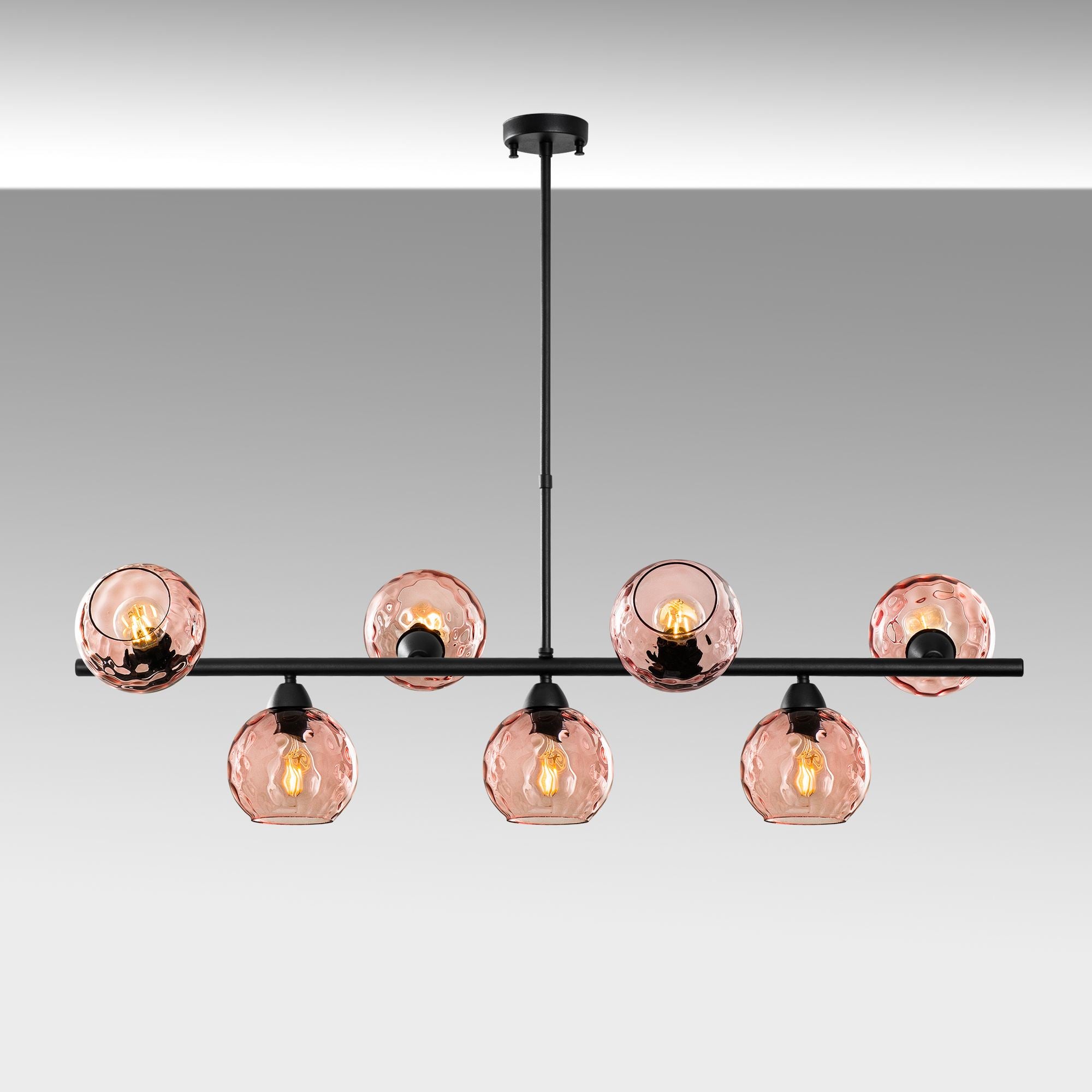 Candeeiro de Teto  - Benek - Rosa
Preto