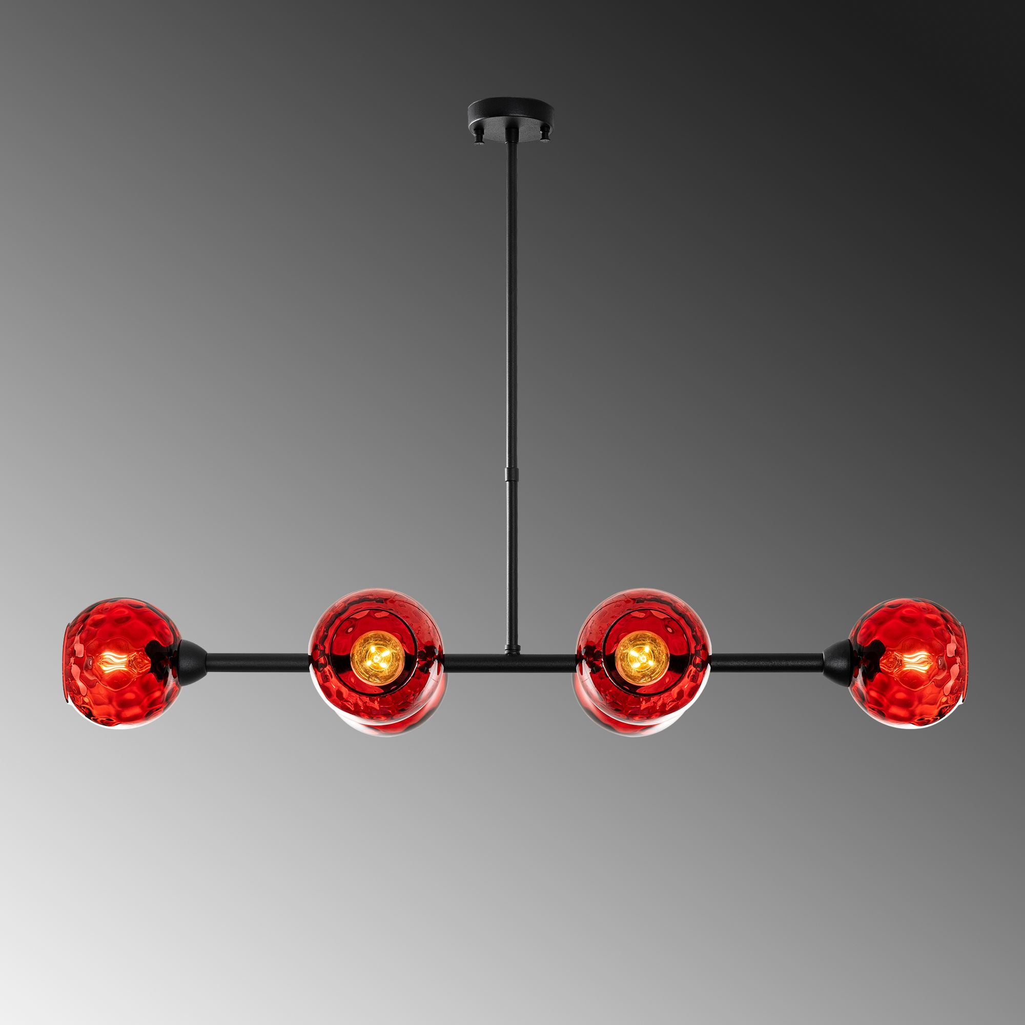 Candeeiro de Teto  - Benek - Vermelho
Preto
