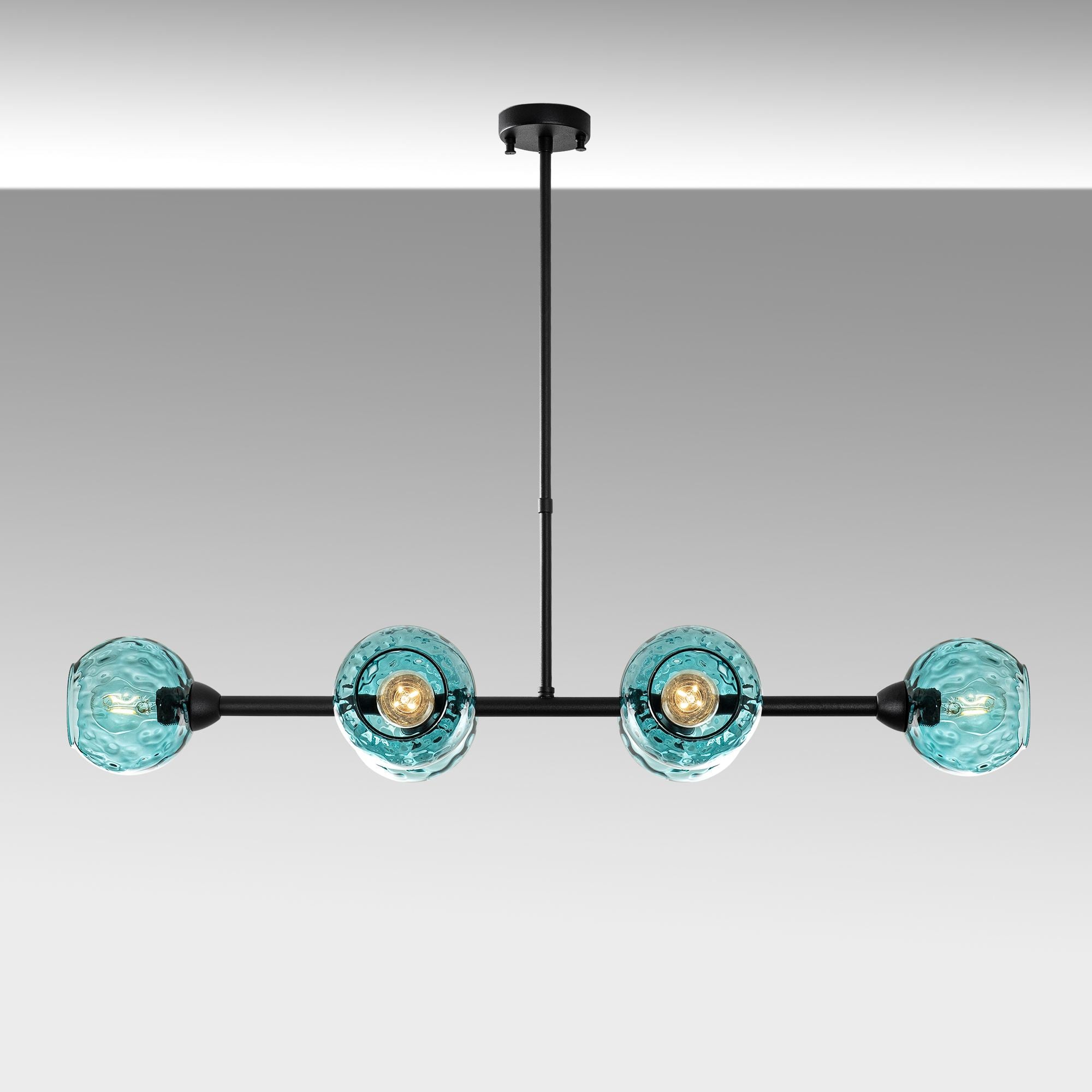 Candeeiro de Teto  - Benek - Azul
Preto