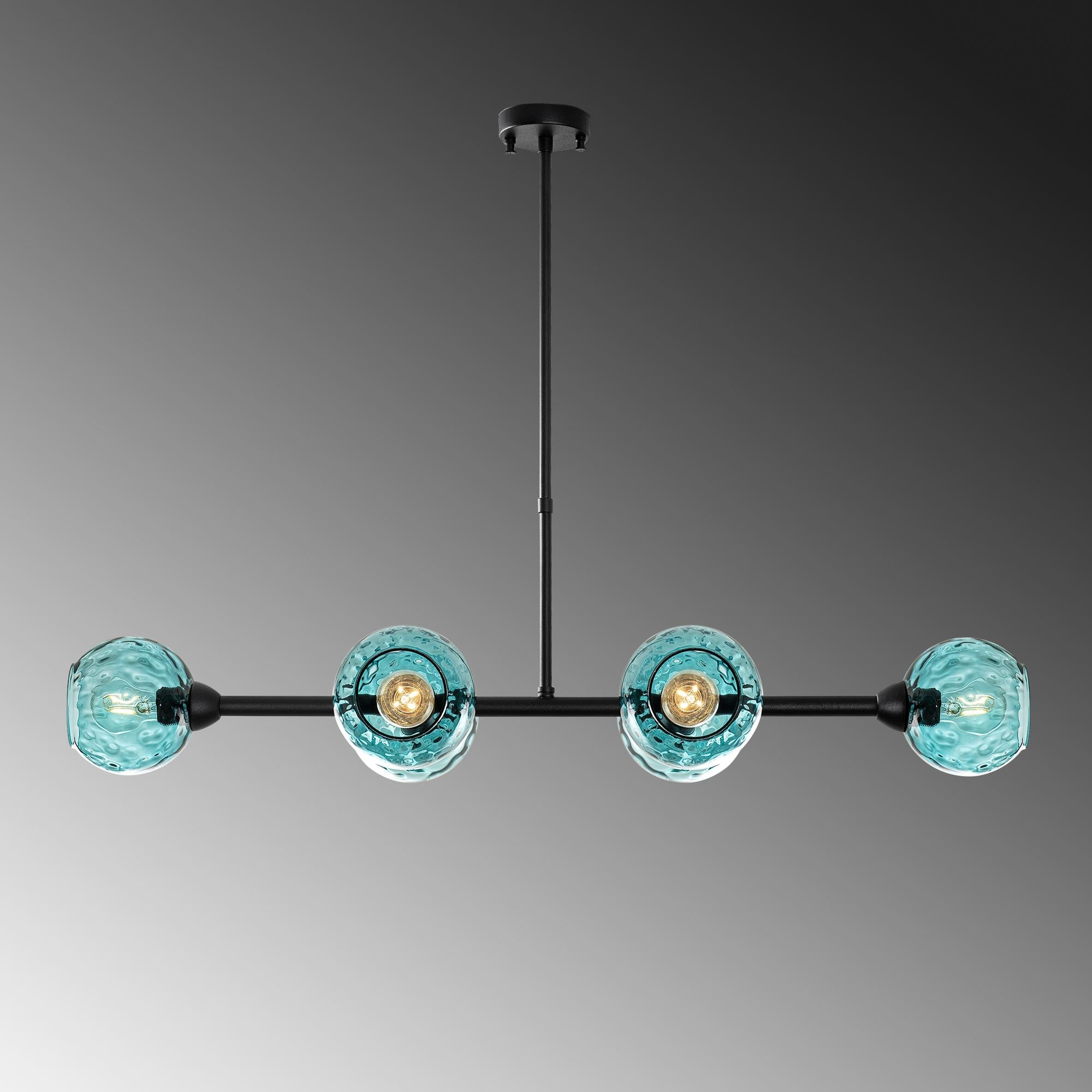 Candeeiro de Teto  - Benek - Azul
Preto