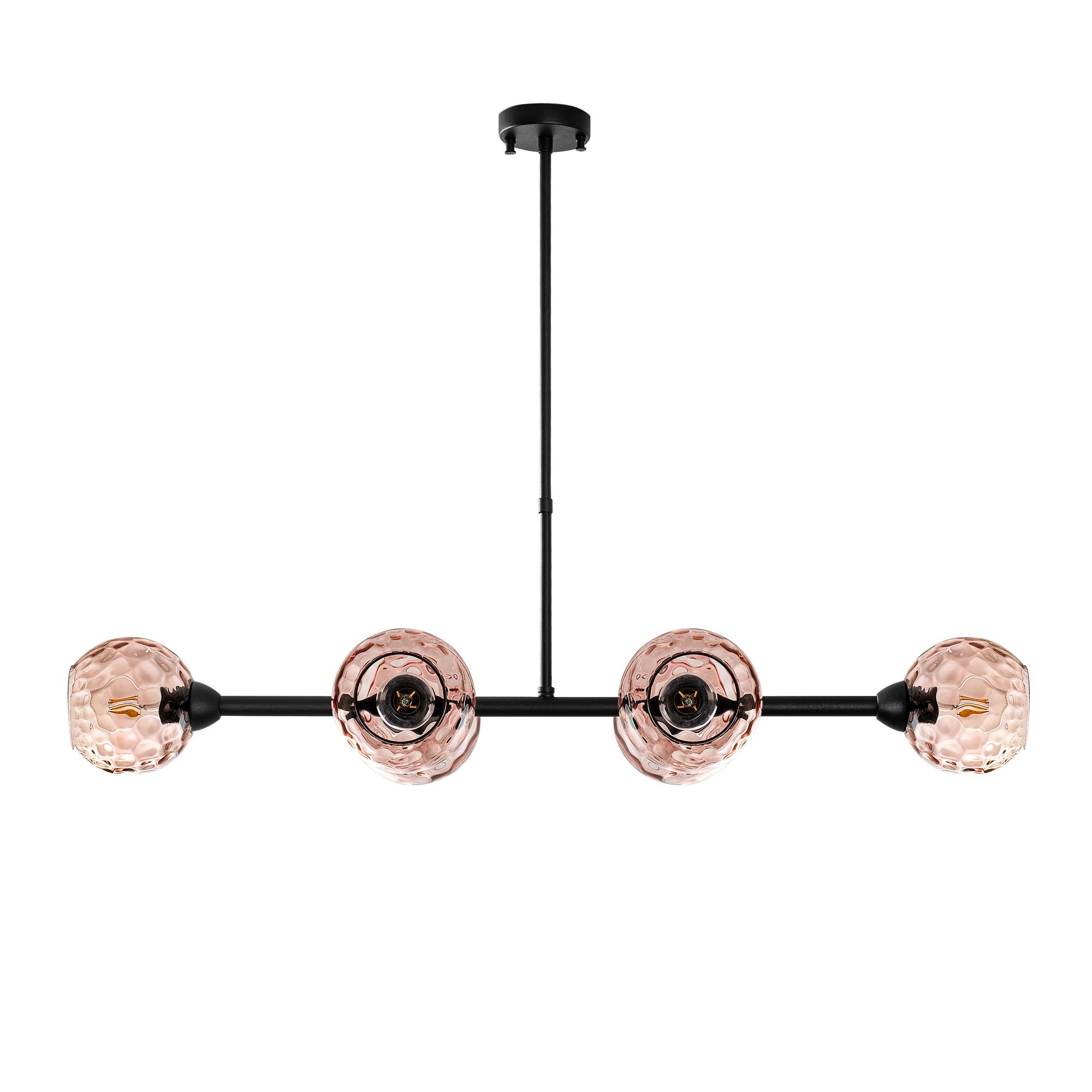 Candeeiro de Teto  - Benek - Rosa
Preto