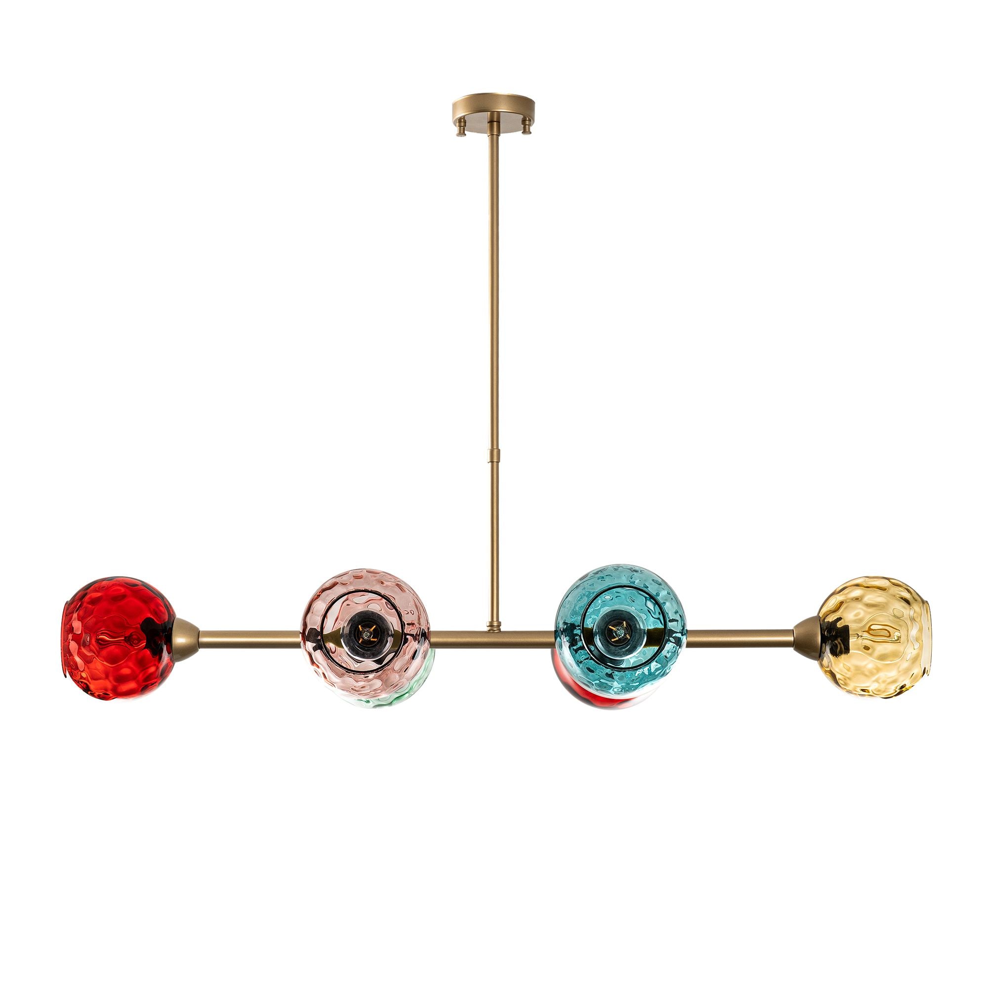 Candeeiro de Teto  - Benek - Multicolorido
Dourado