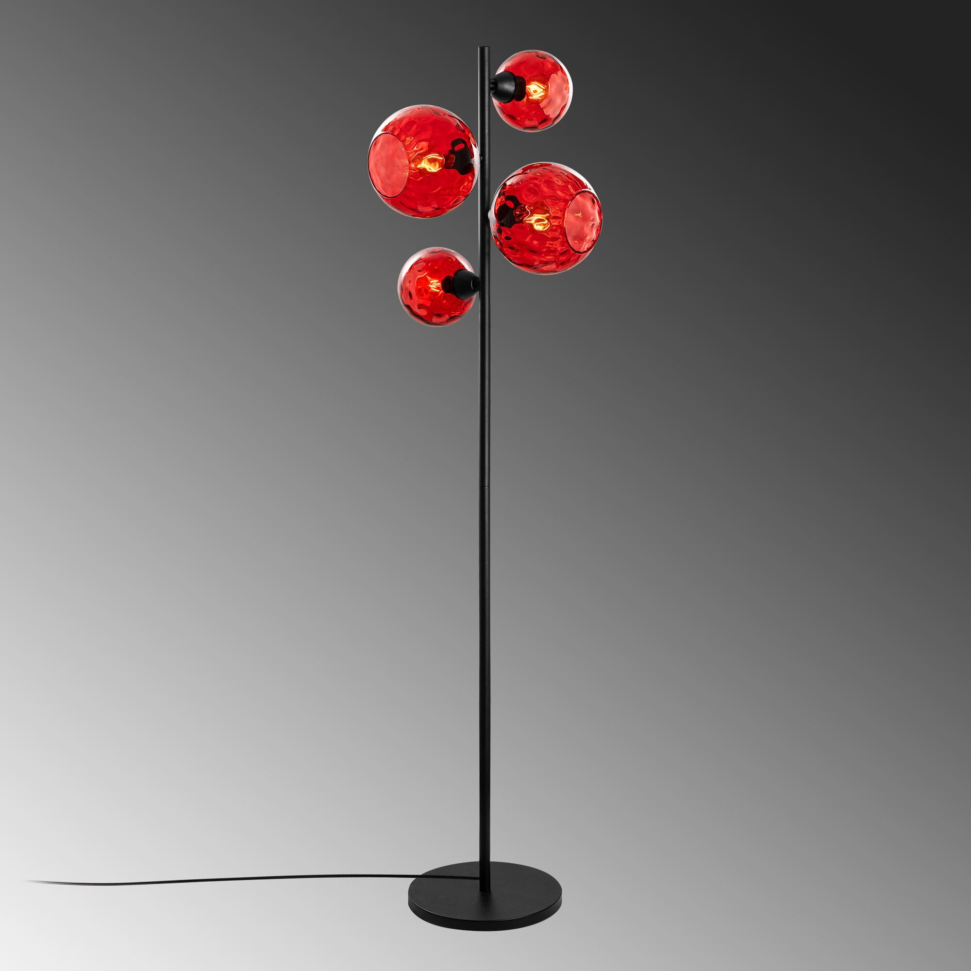 Candeeiro de Pé-Benek-Vermelho
Preto