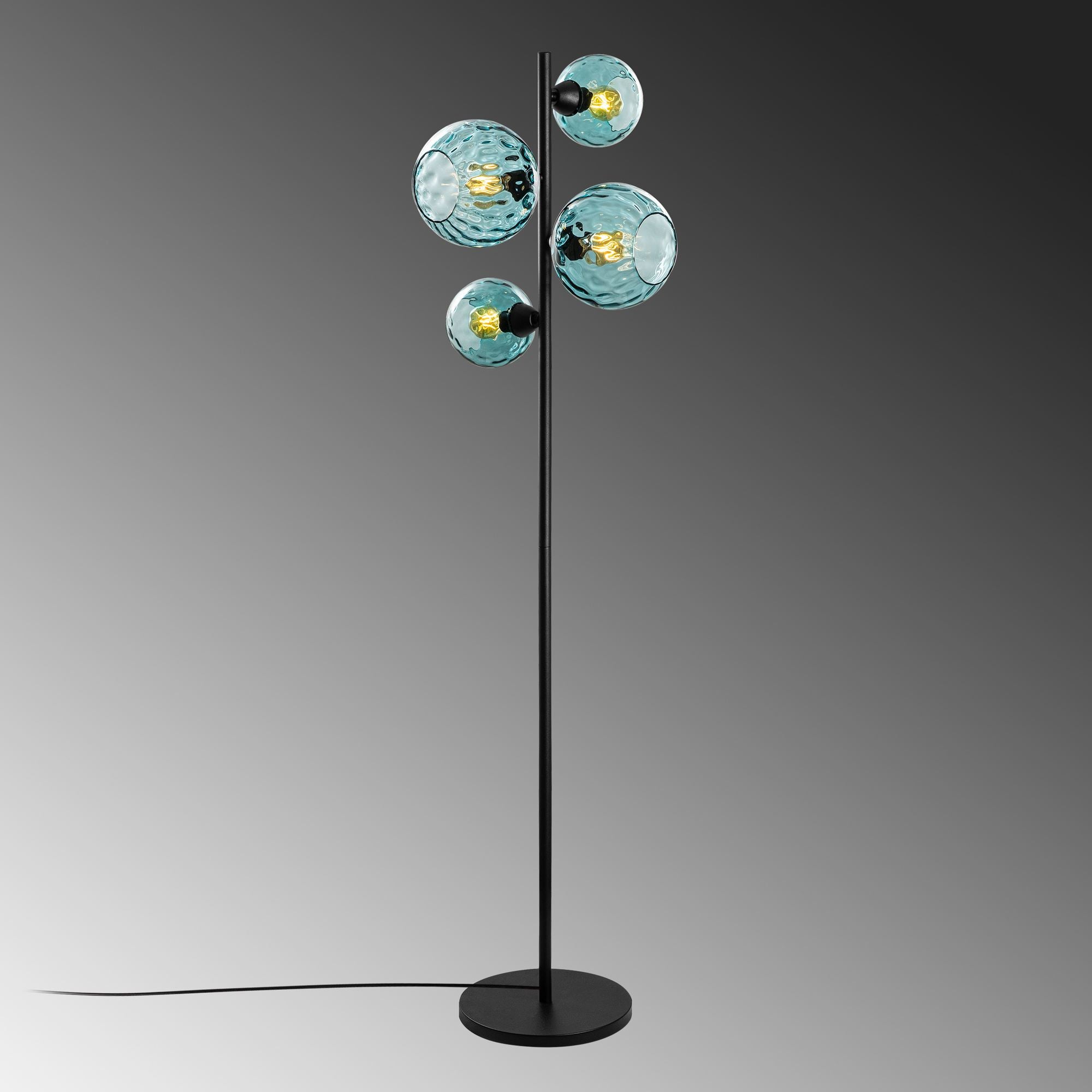 Candeeiro de Pé-Benek-Azul
Preto