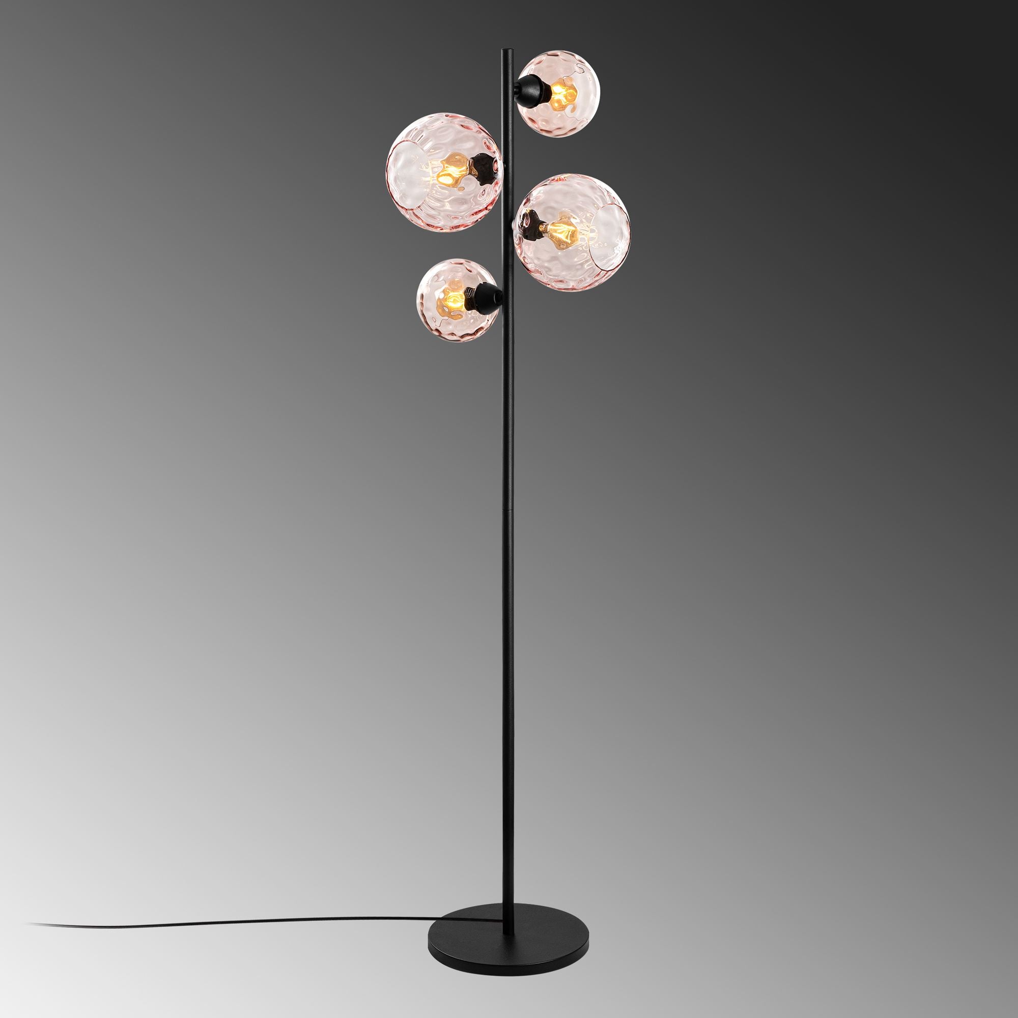 Candeeiro de Pé-Benek-Rosa
Preto
