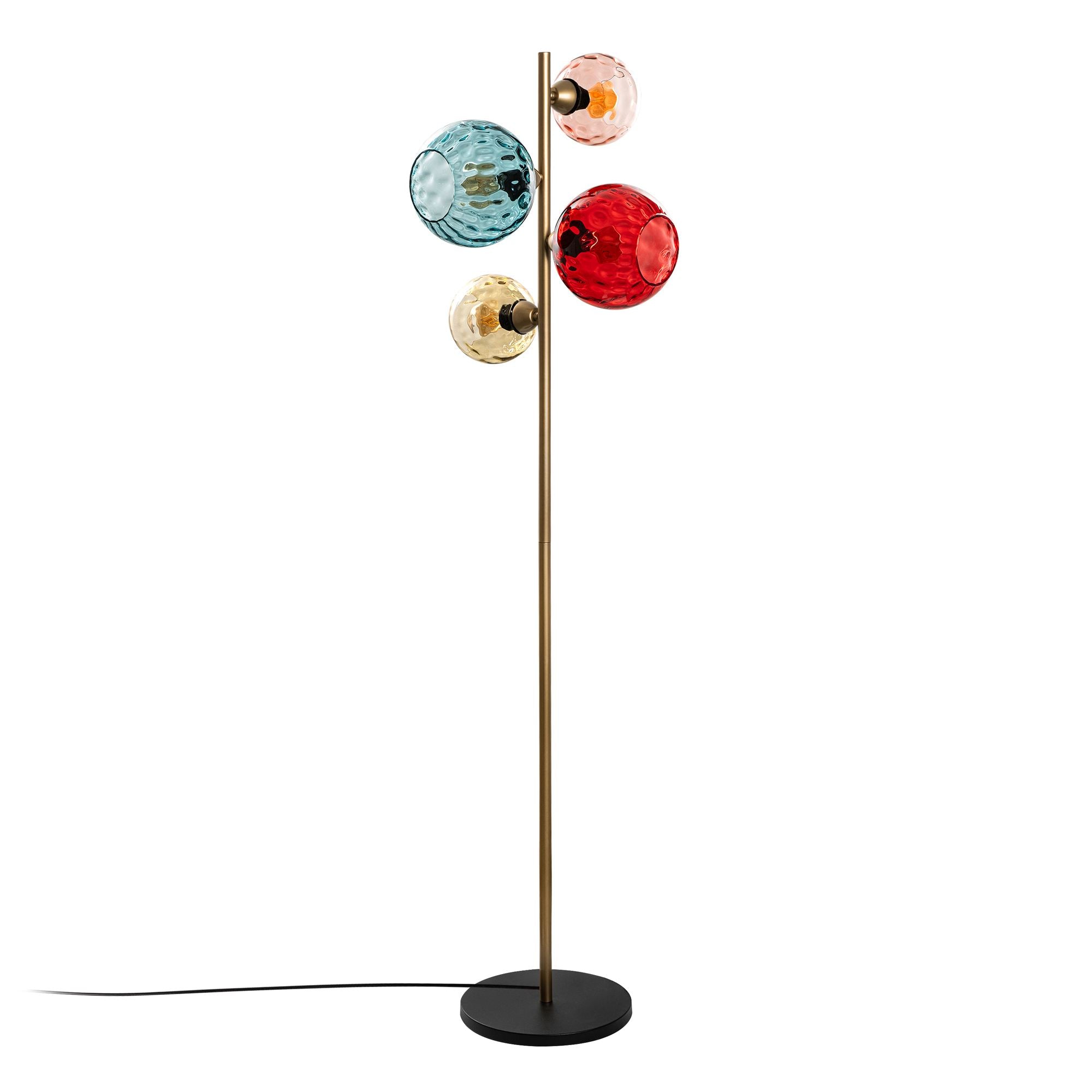 Candeeiro de Pé-Benek-Multicolorido
Dourado