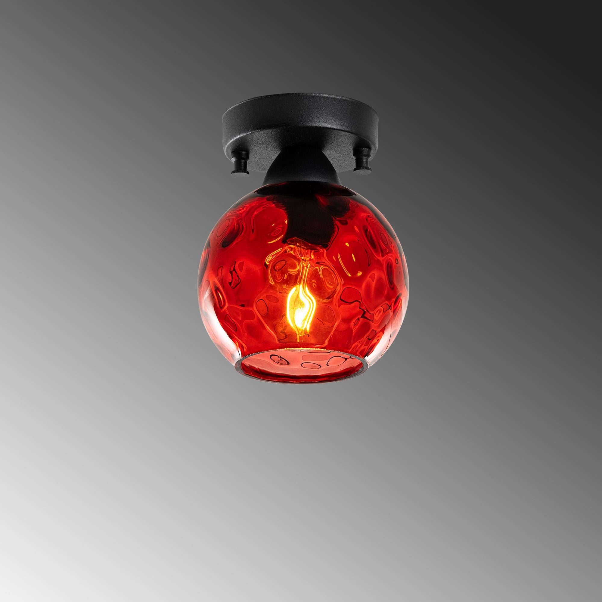 Candeeiro de Teto  - Benek - Vermelho
Preto