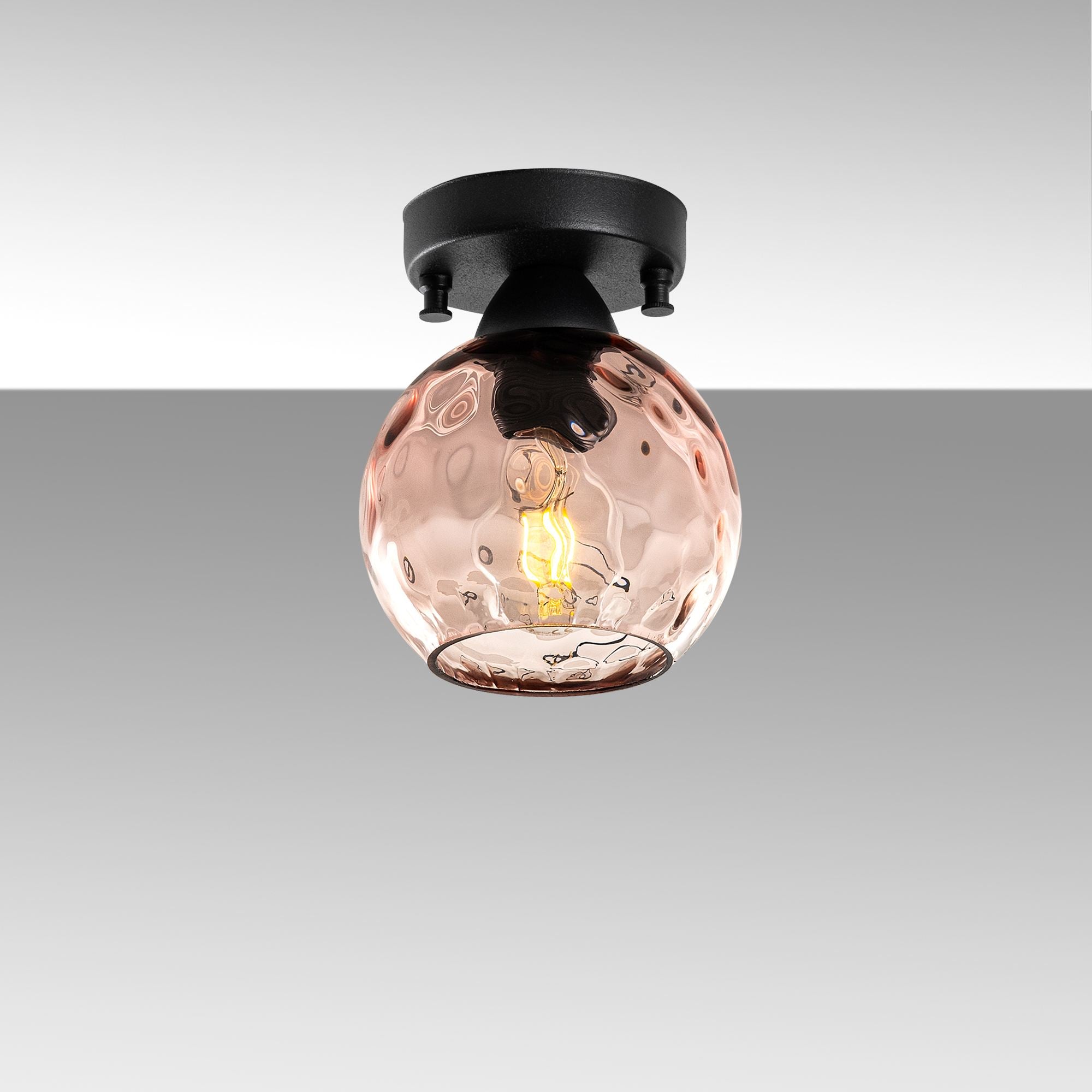 Candeeiro de Teto  - Benek - Rosa
Preto