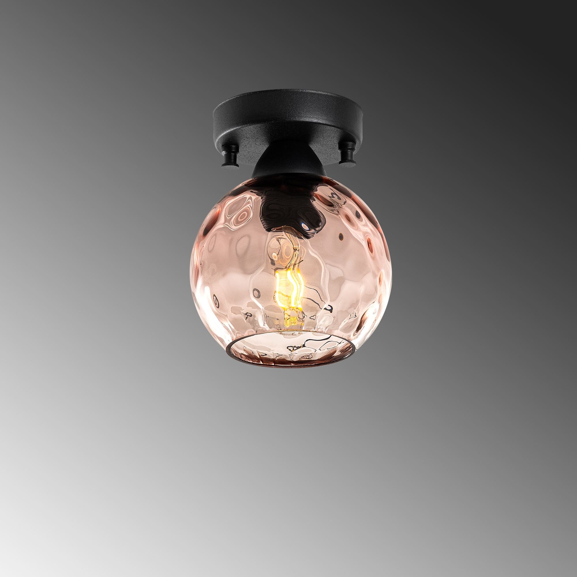 Candeeiro de Teto  - Benek - Rosa
Preto