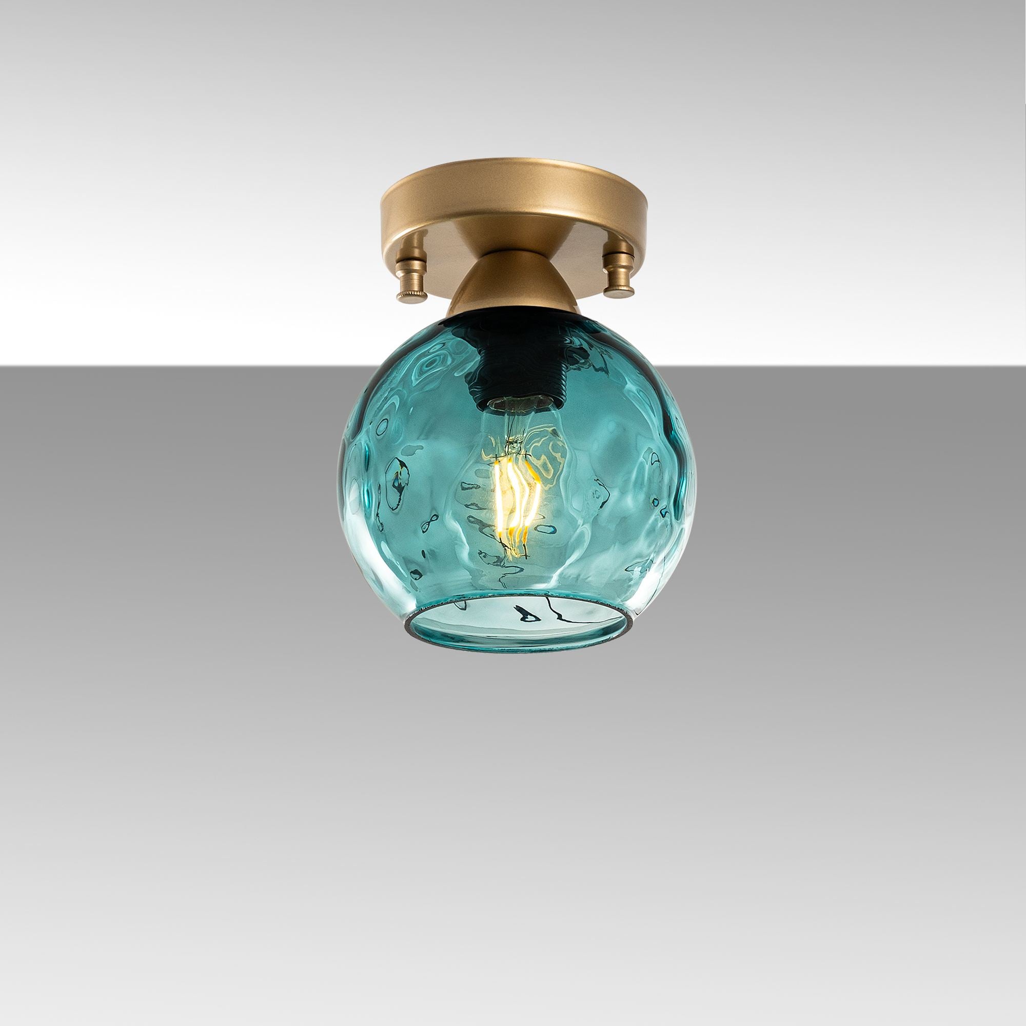 Candeeiro de Teto  - Benek - Azul
Preto