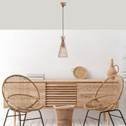 Candeeiro de Teto moderno de cobre, 20 cm de diâmetro, 136 cm de altura | Corpo de ferro, soquete E27, 40 W máx. | Design industrial e escandinavo elegante para decoração de casa