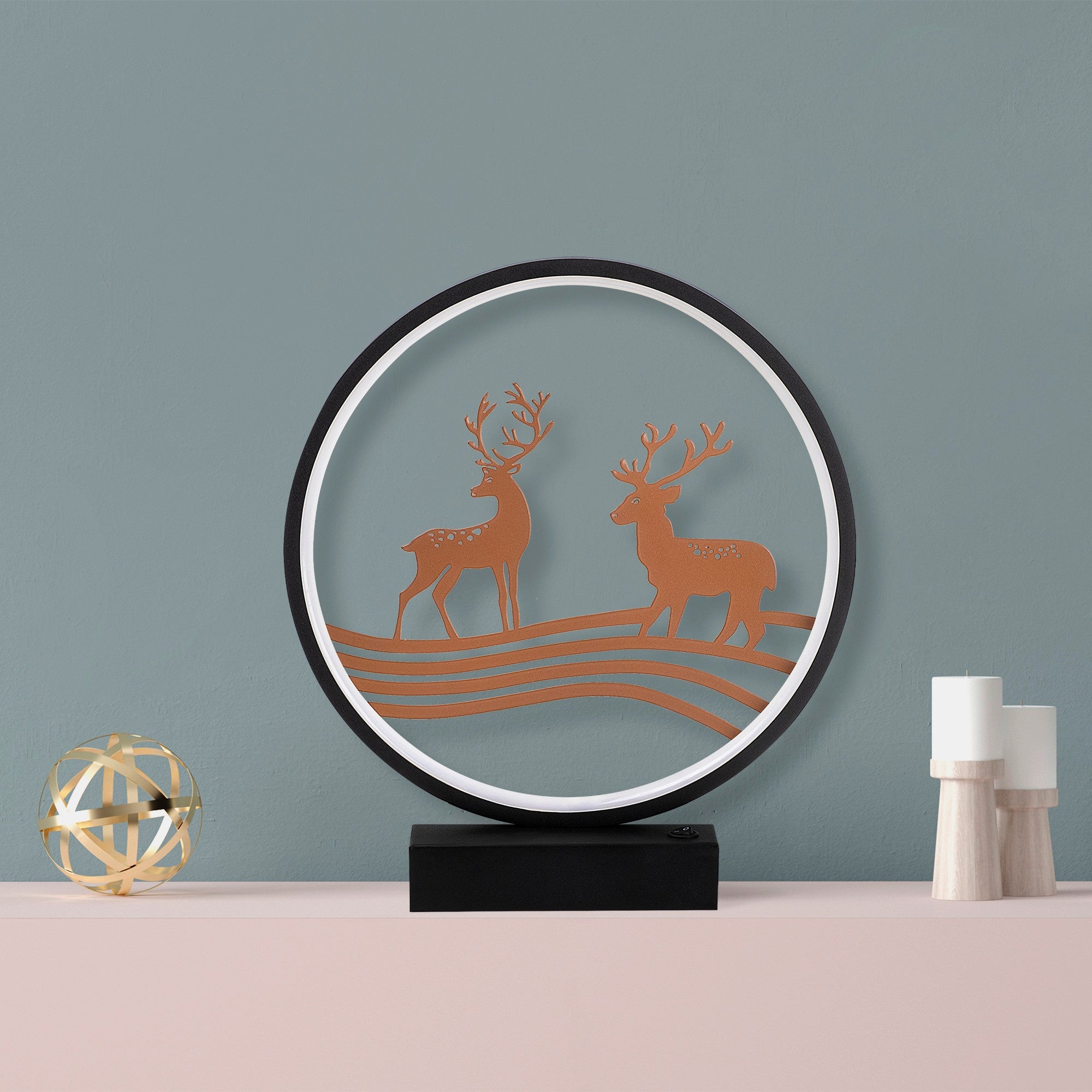 Candeeiro de mesa-XMAS6-Preto
Cobre