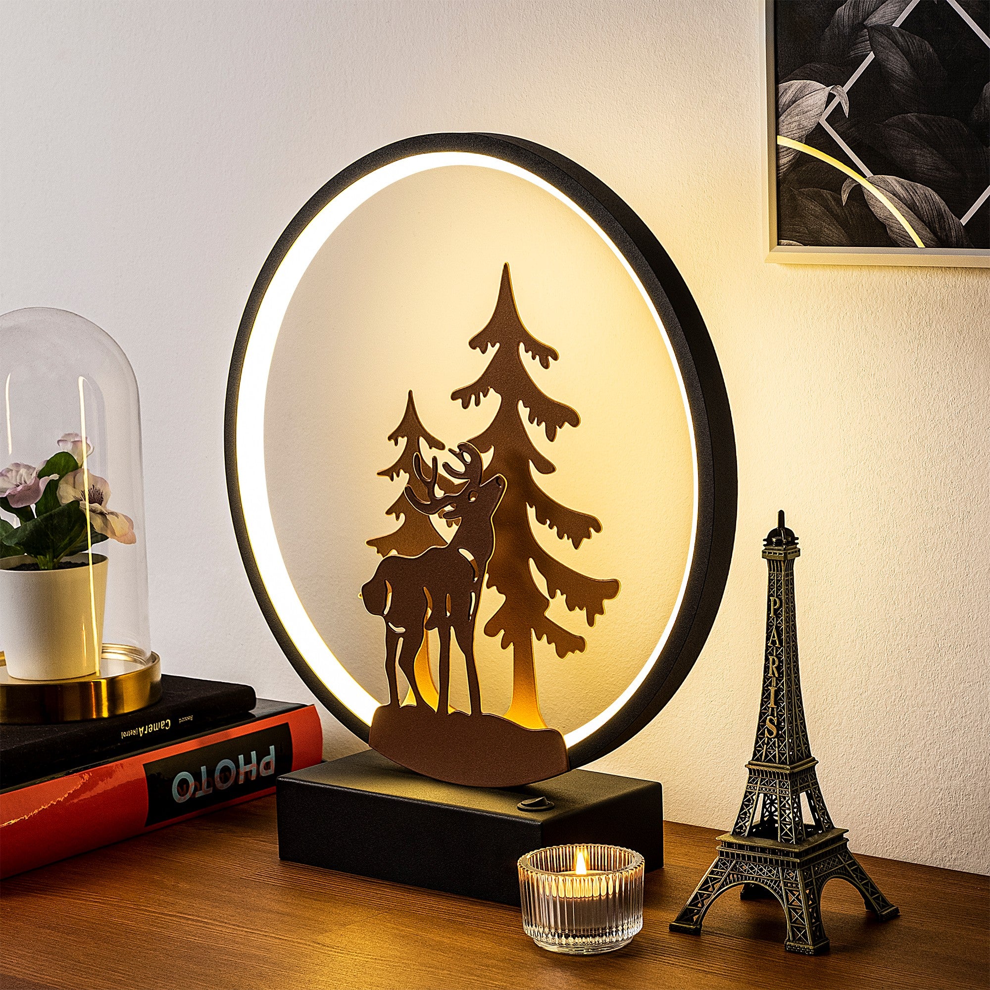 Candeeiro de mesa-XMAS8-Preto
Cobre