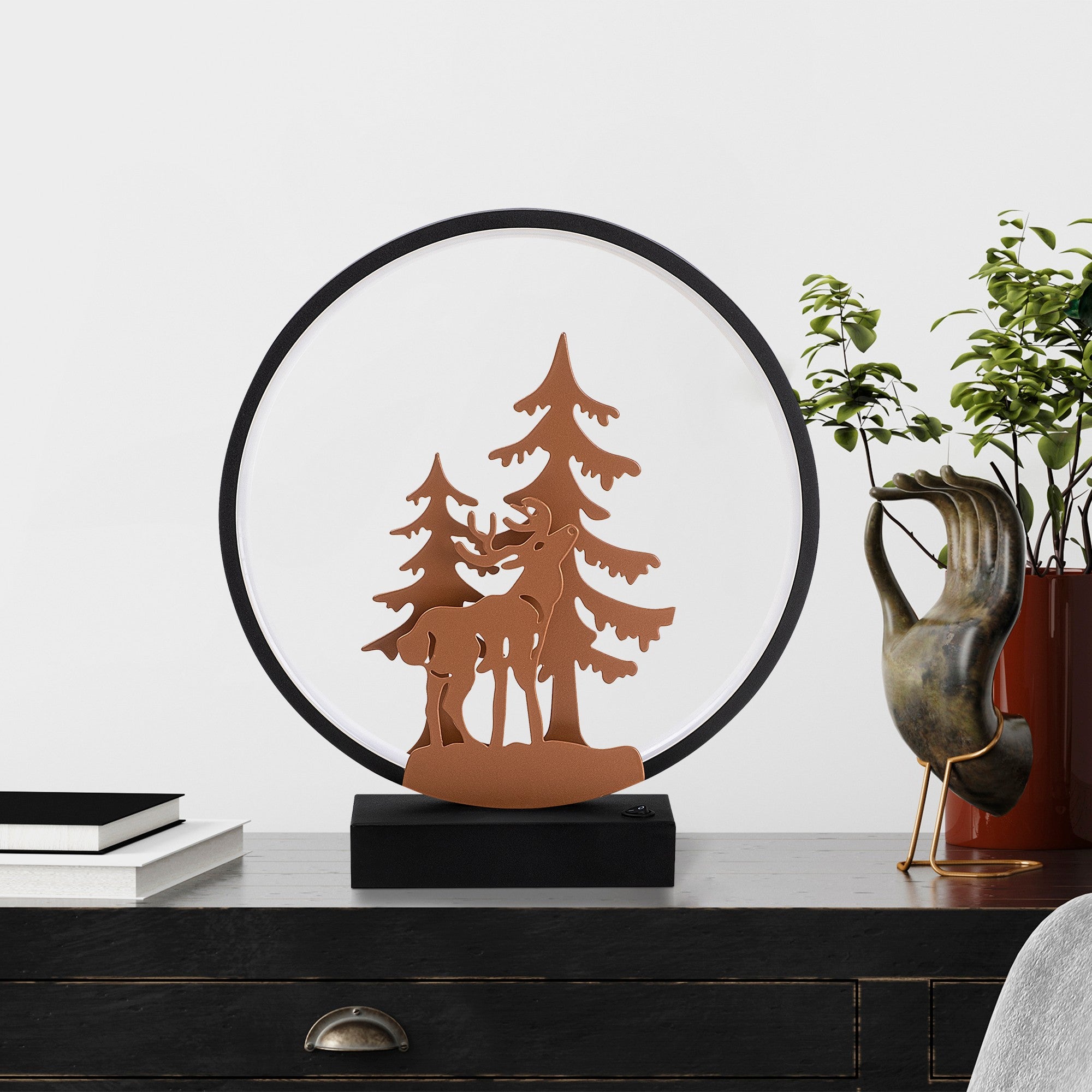 Candeeiro de mesa-XMAS8-Preto
Cobre