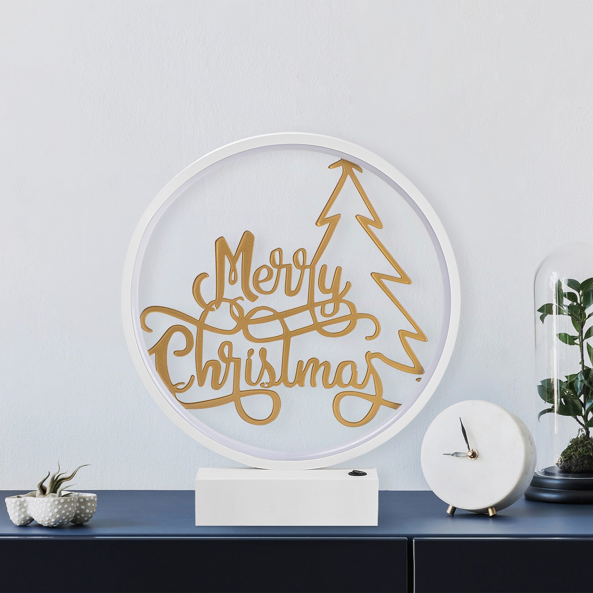 Candeeiro de mesa-XMAS10-Branco
Ouro