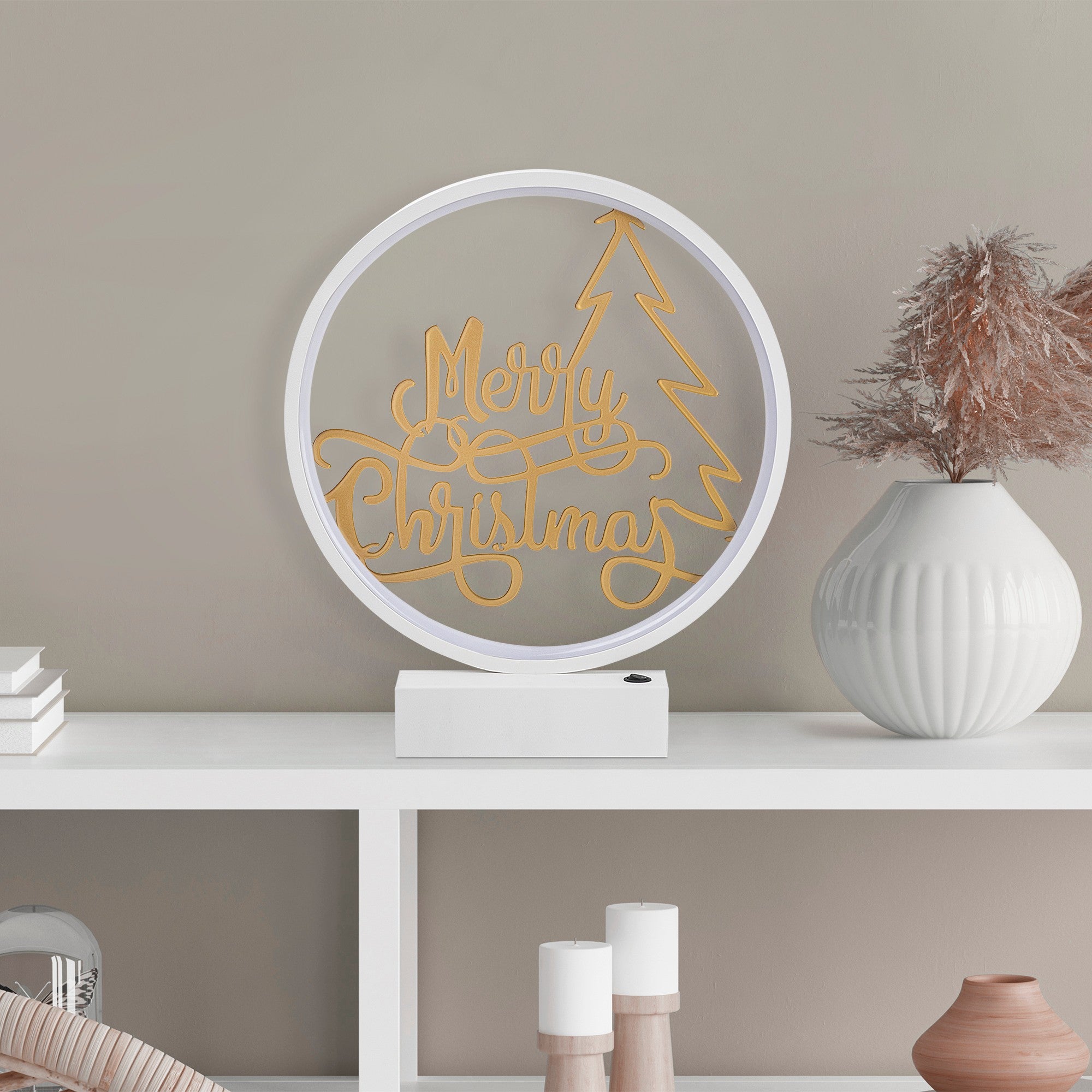 Candeeiro de mesa-XMAS10-Branco
Ouro