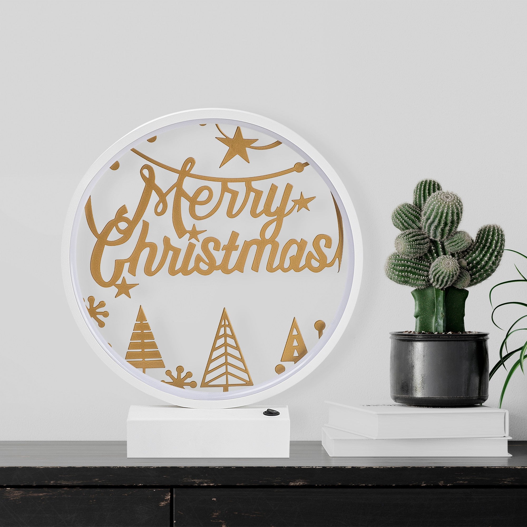 Candeeiro de mesa-XMAS12-Branco
Ouro