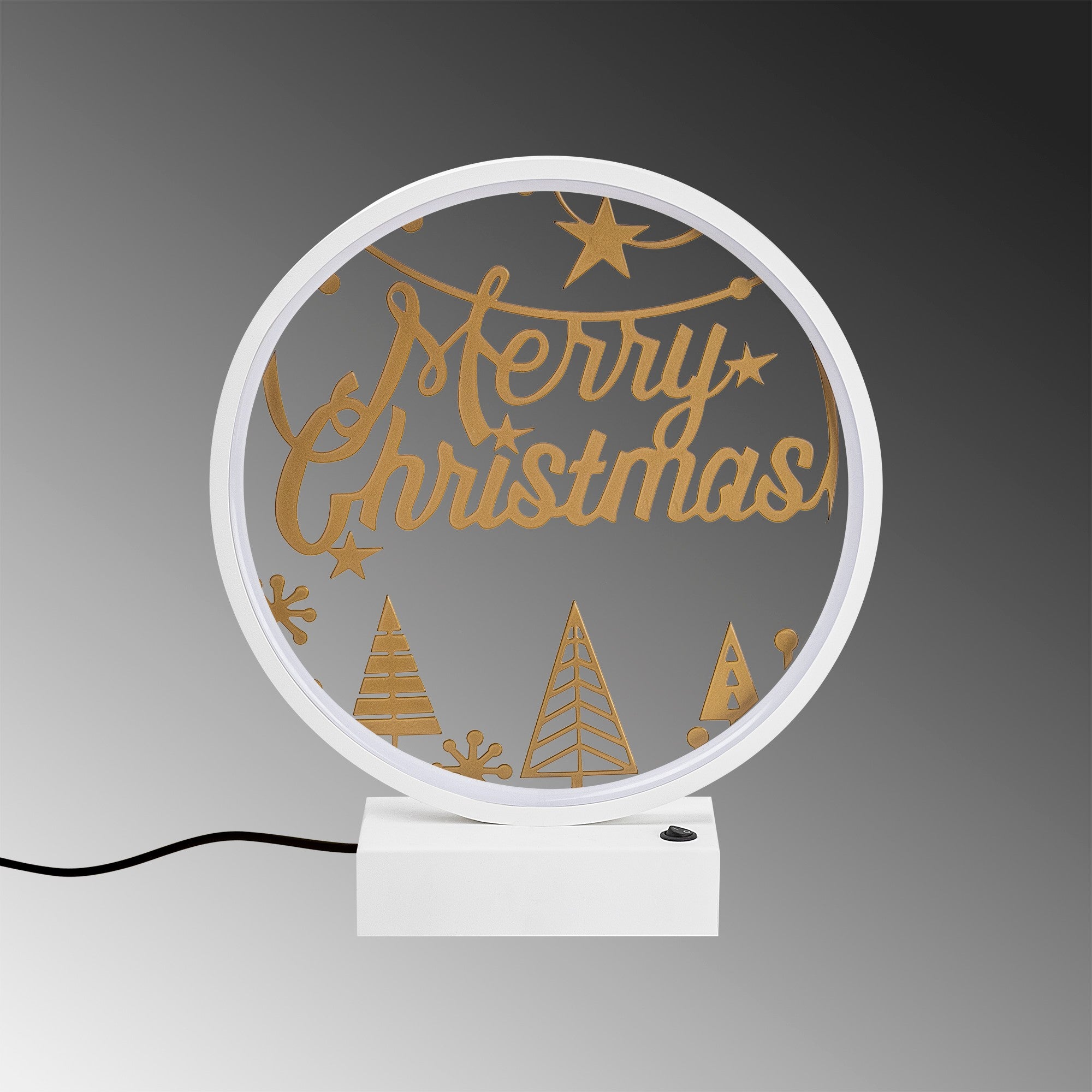 Candeeiro de mesa-XMAS12-Branco
Ouro