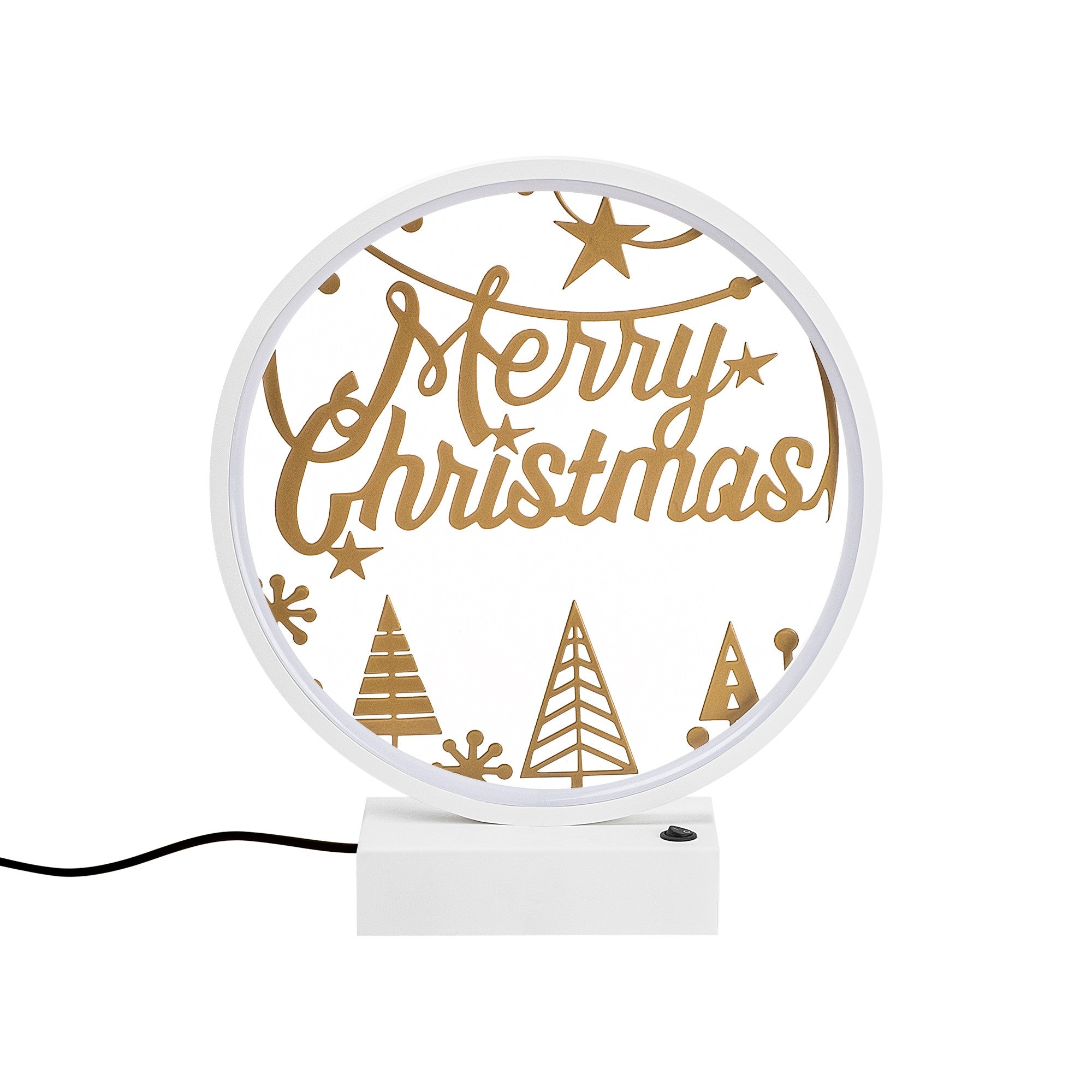 Candeeiro de mesa-XMAS12-Branco
Ouro