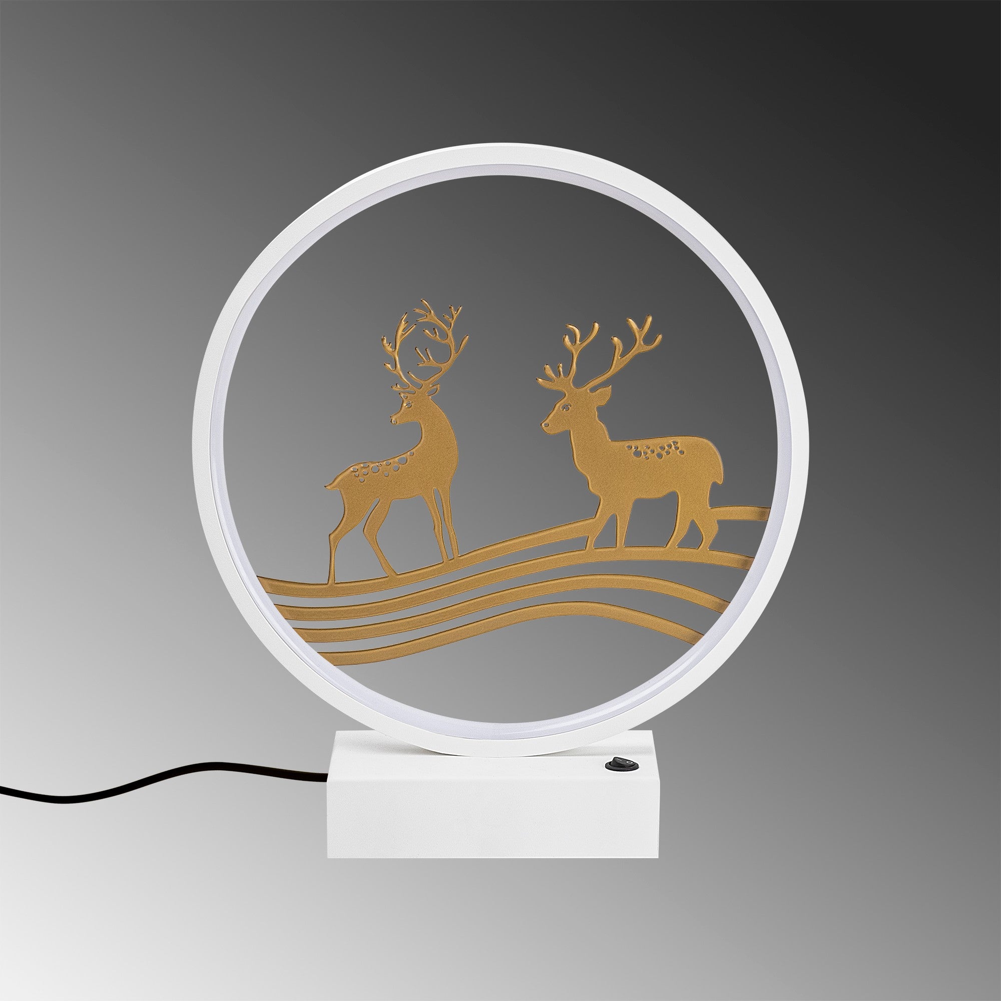 Candeeiro de mesa-XMAS14-Branco
Ouro