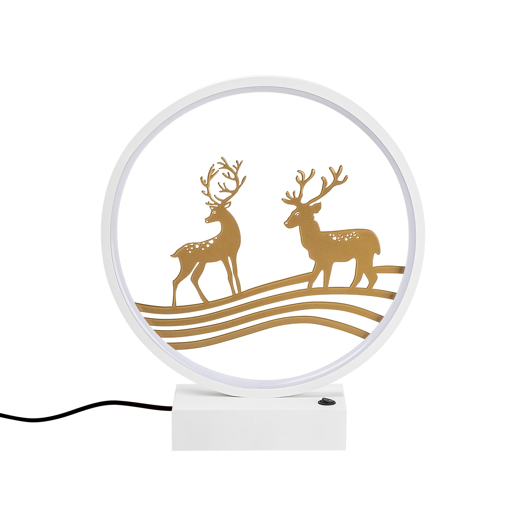 Candeeiro de mesa-XMAS14-Branco
Ouro