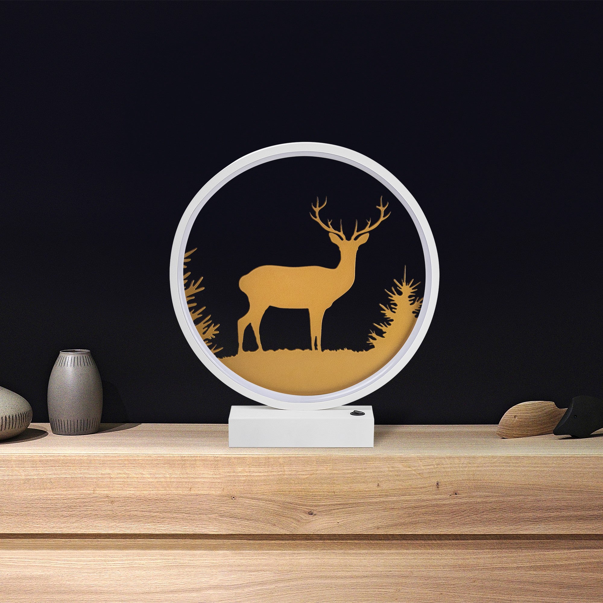 Candeeiro de mesa-XMAS15-Branco
Ouro