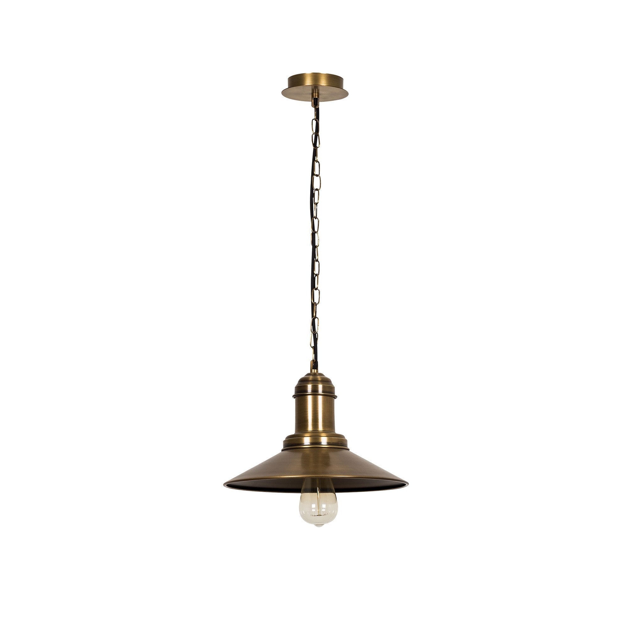 Candeeiro de Teto Vintage Elegante, 30 cm de Diâmetro, Altura Ajustável, Acabamento em Cobre | Corpo em Metal, Soquete E27, Perfeito para Espaços Modernos e Tradicionais
