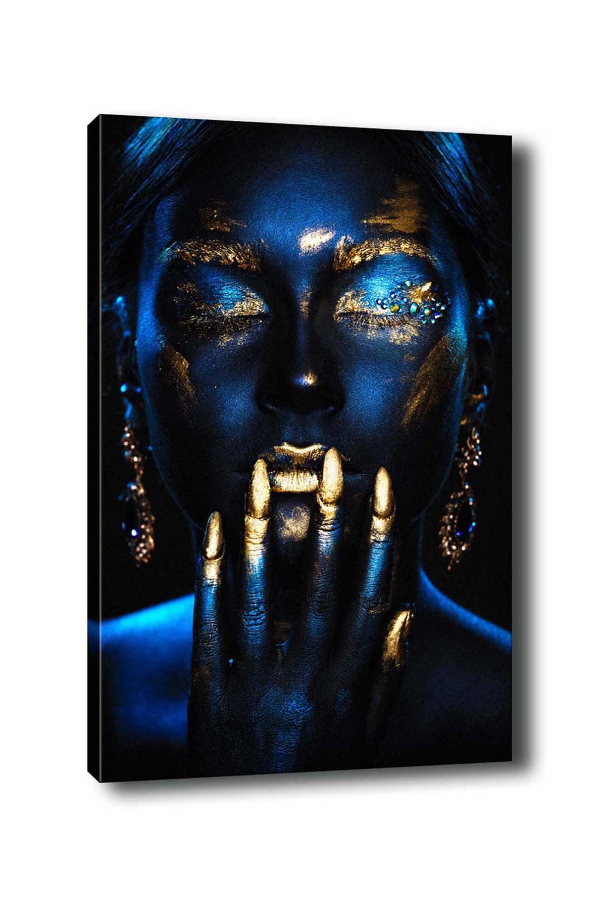Impressionante pintura decorativa em tela, 50 x 70 cm | 100% tela, 100% moldura de madeira (3 cm de espessura) | Perfeita para amantes de decoração e arte