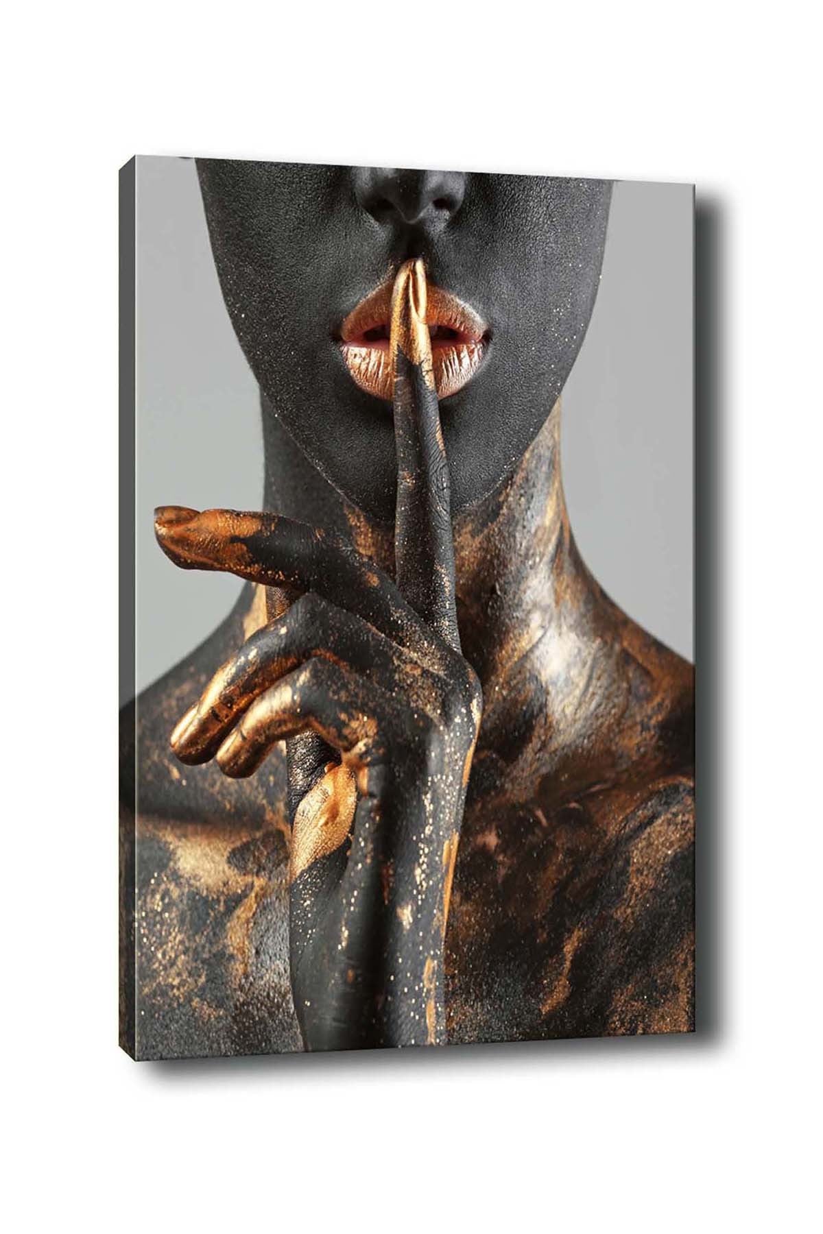 Impressionante pintura decorativa em tela, 50 x 70 cm | 100% tela, moldura de madeira com 3 cm de espessura | Perfeito para amantes de decoração e arte, artista anônimo